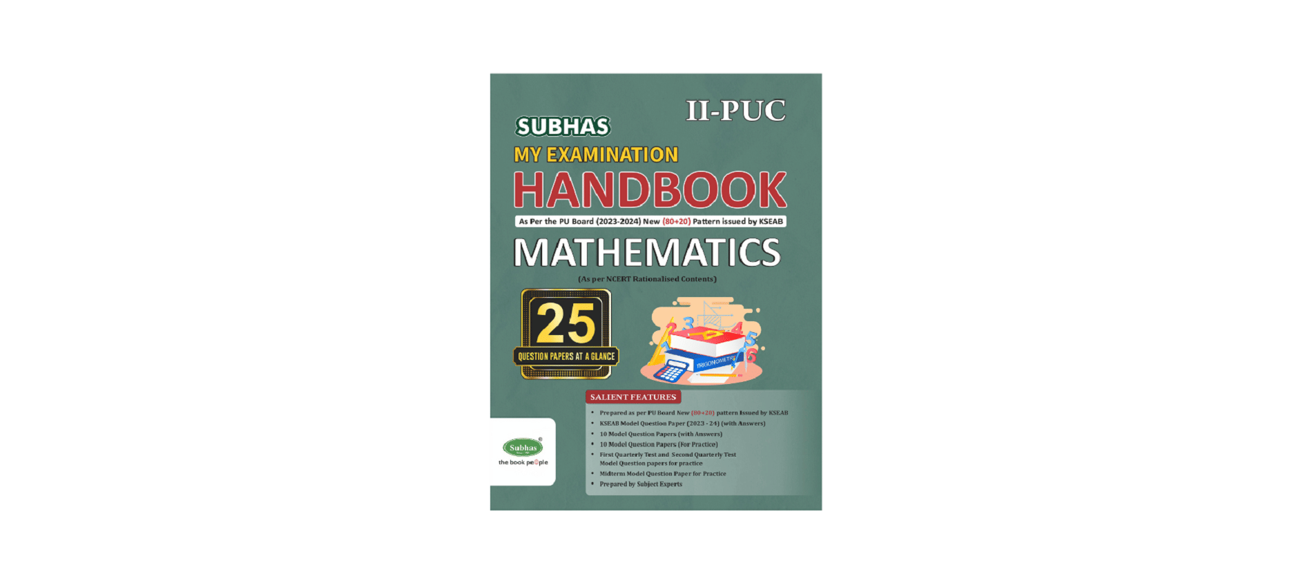     			Second Puc My Examination Handbook Mathematics/as Per New Pattern/kseab/2023-24