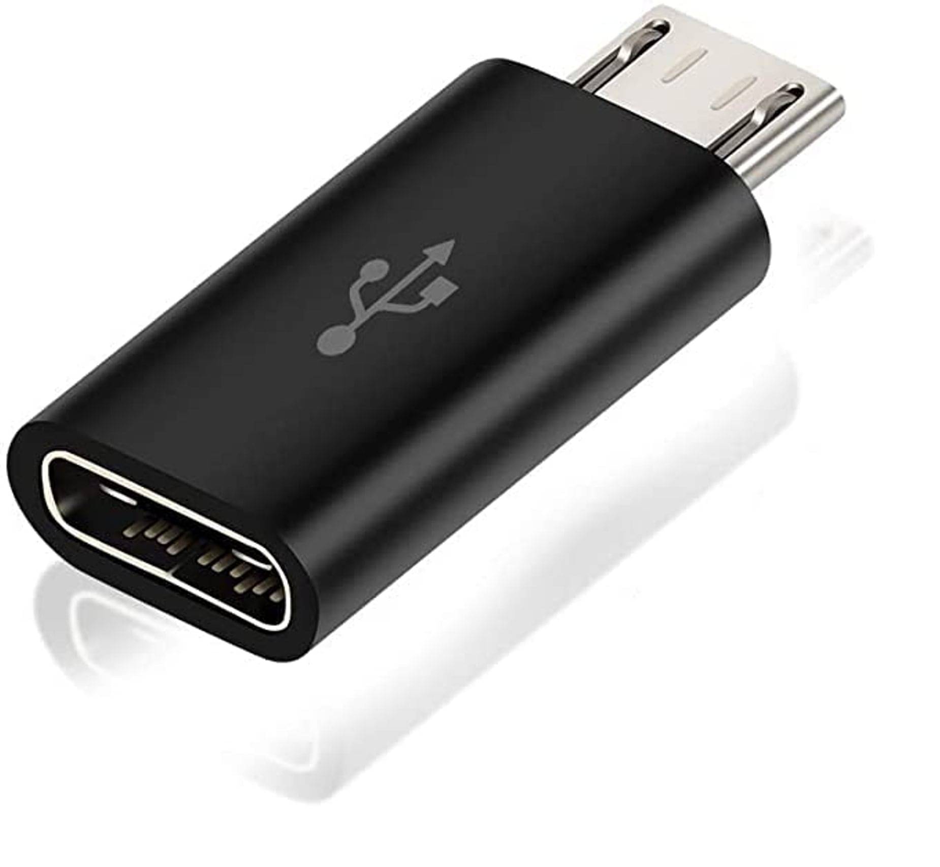     			THRIFTKART - Type C Female to Micro v8 Male Data Sync Adapter and Without Cable Charging Connector(1PC-ONLY)