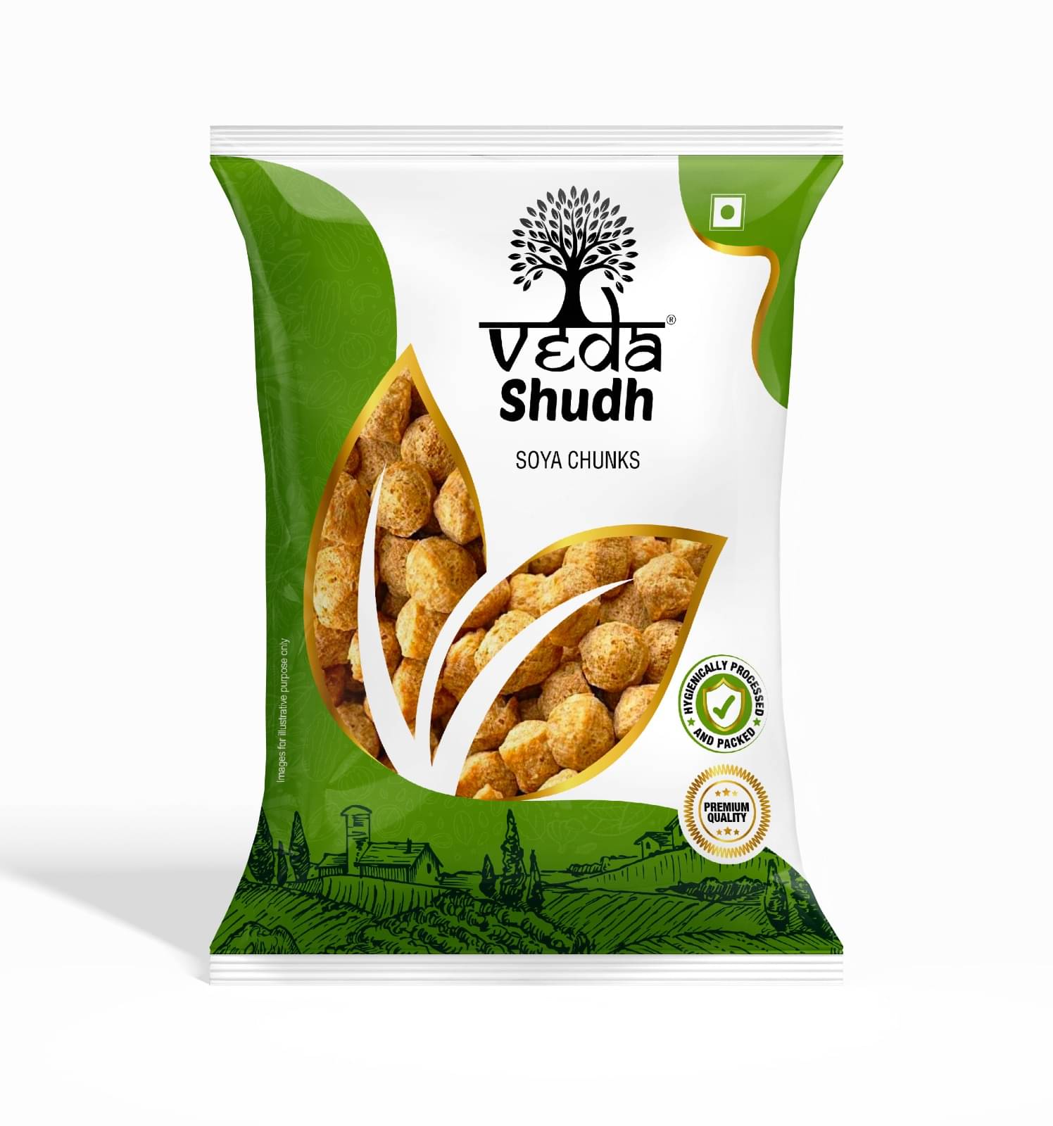 Veda Shudh Soya Chunks (Wadi) 200 gm Veda Shudh Soya Chunks (Wadi) 200 gm