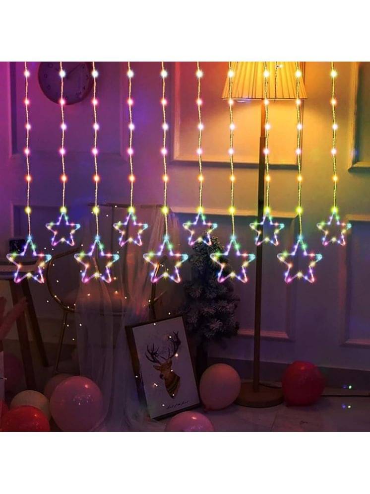     			ZESTRUM Multicolor Others Curtain String Light ( Pack of 1 )