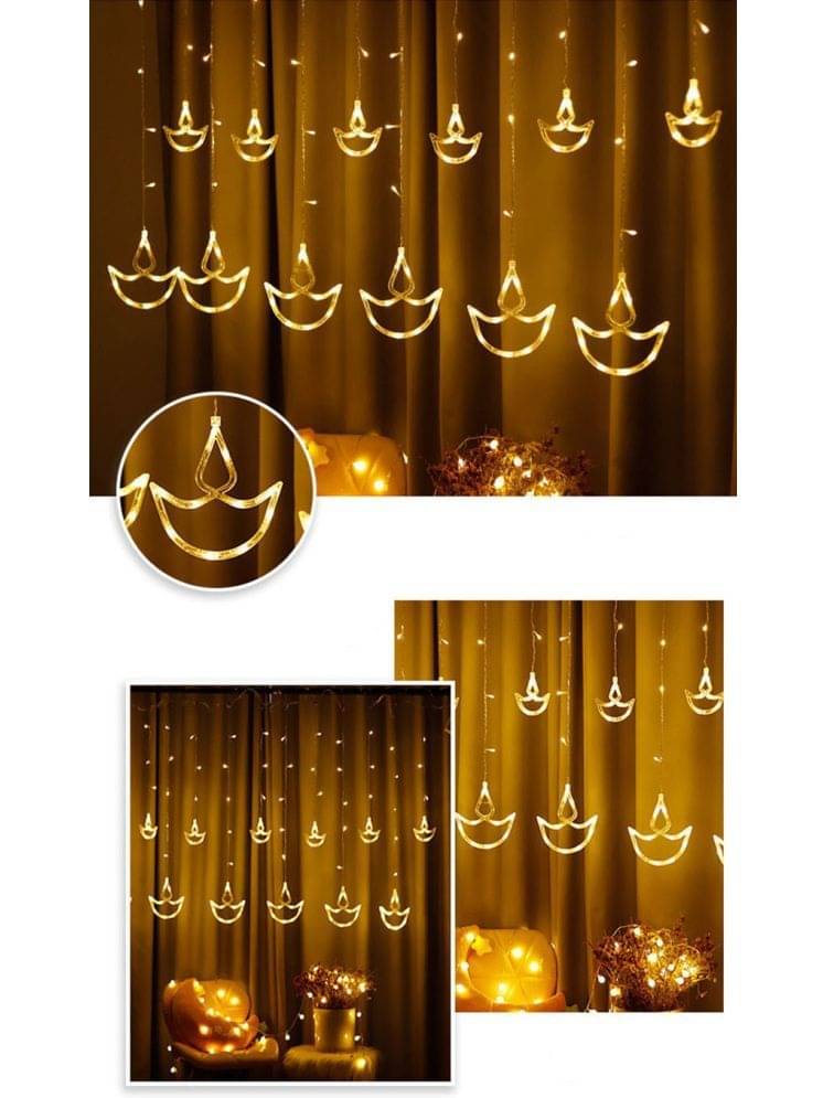     			ZESTRUM Yellow 1Mtr String Light ( Pack of 1 )