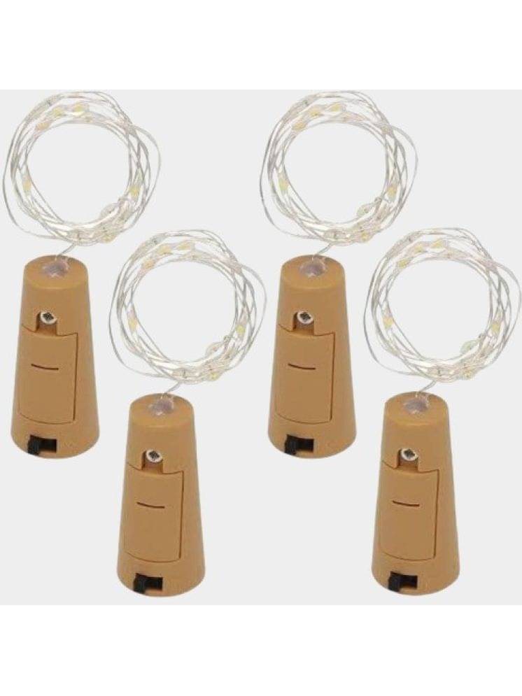     			ZESTRUM Yellow 1Mtr String Light ( Pack of 4 )