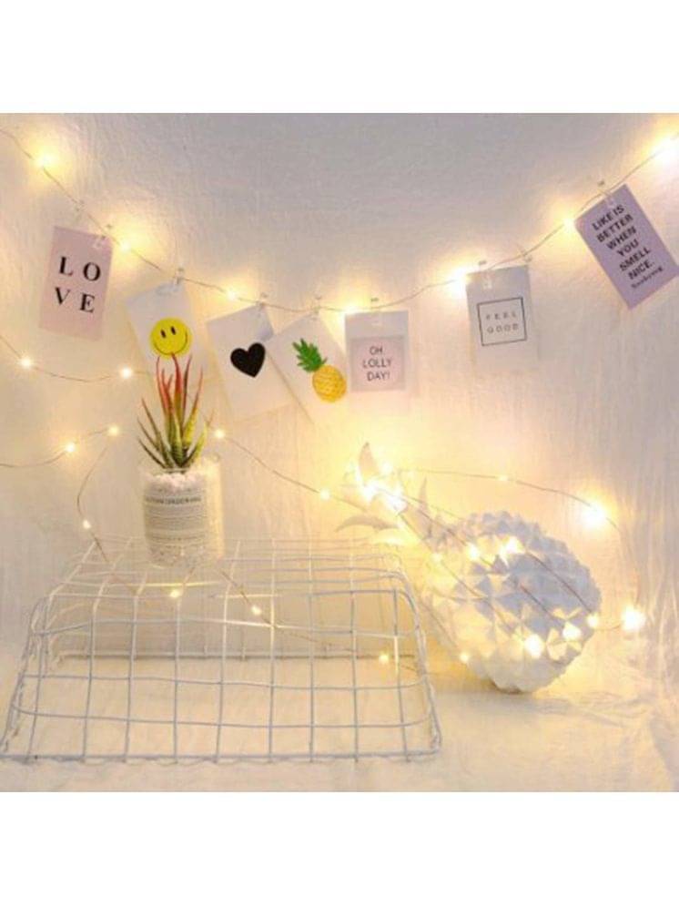     			ZESTRUM Yellow 1Mtr String Light ( Pack of 1 )