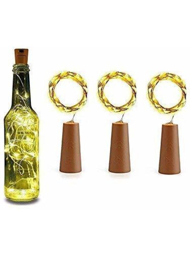     			ZESTRUM Yellow 1Mtr String Light ( Pack of 3 )