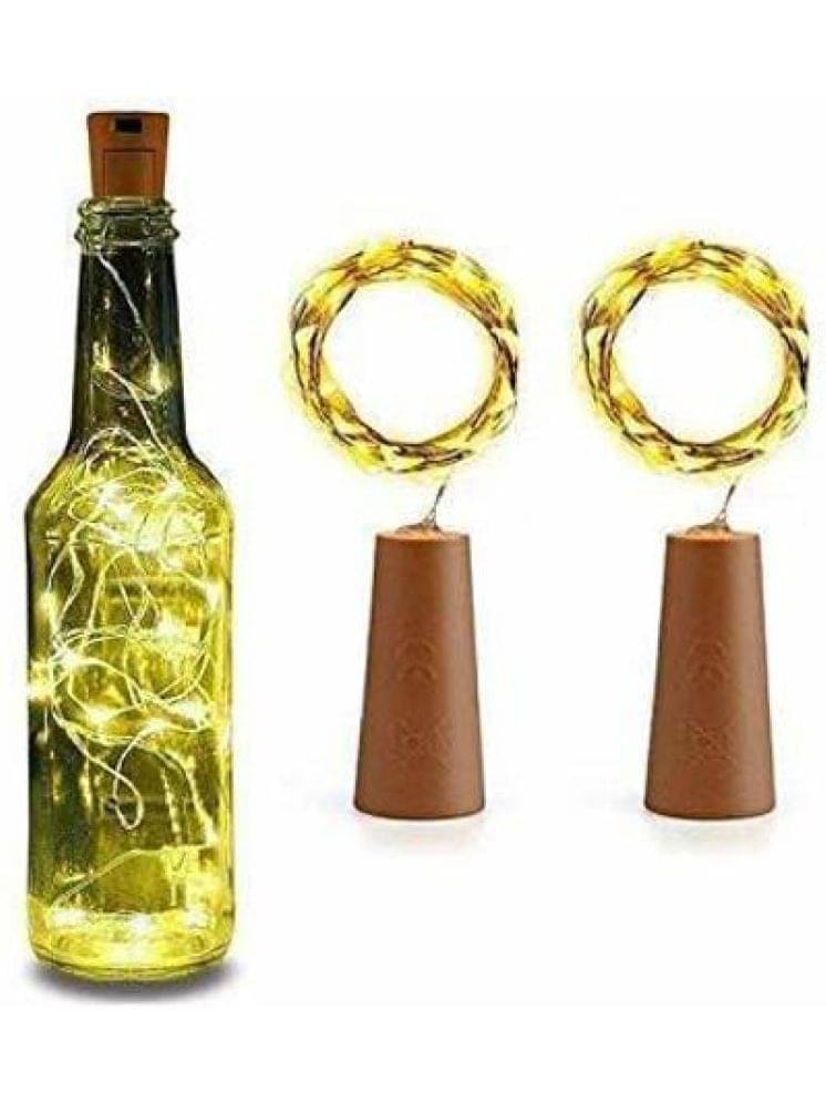     			ZESTRUM Yellow 2Mtr String Light ( Pack of 2 )
