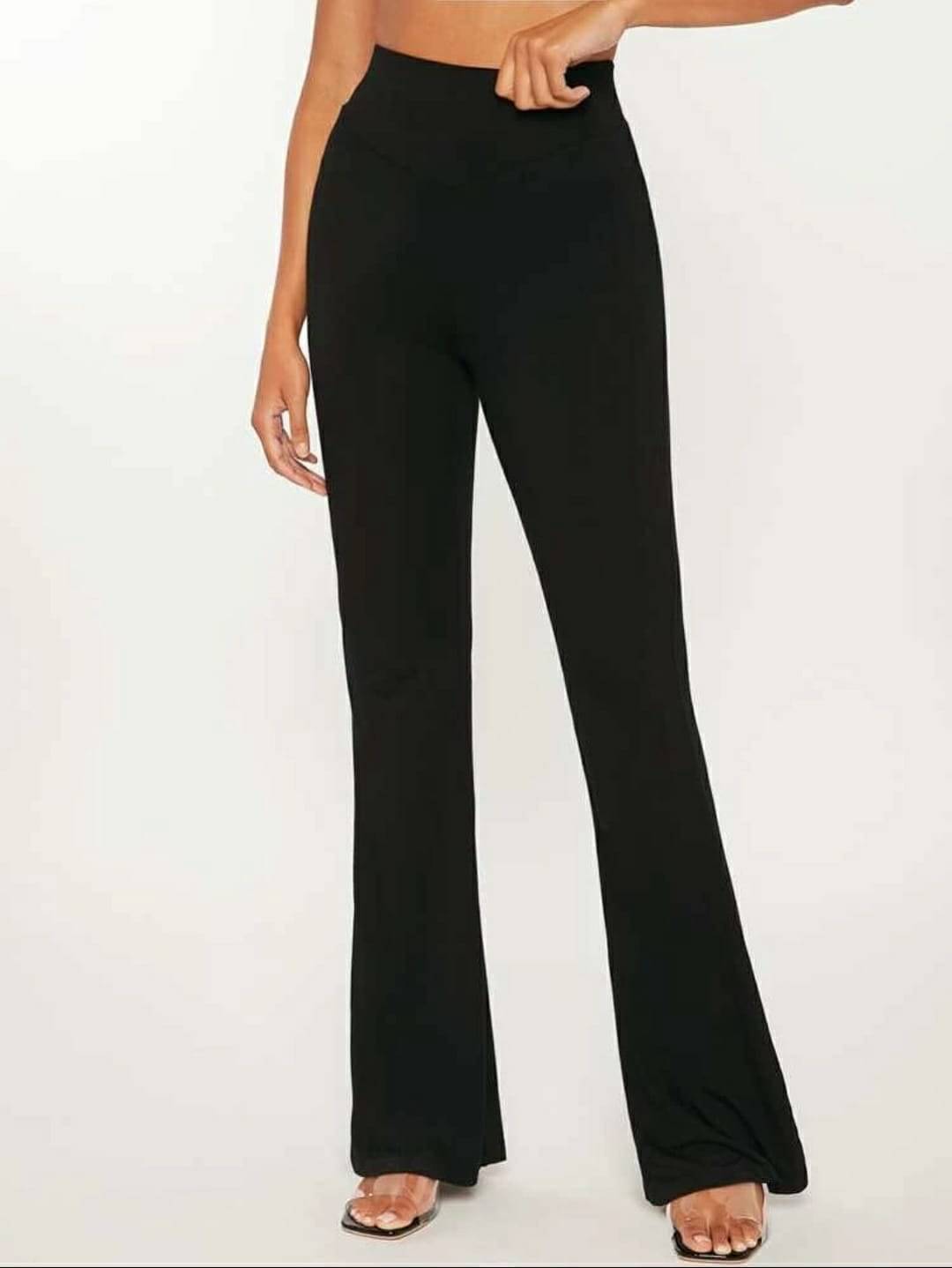     			Broadstar Pack of 1 Polyester Bootcut Women's Bootcut Pants ( Black )