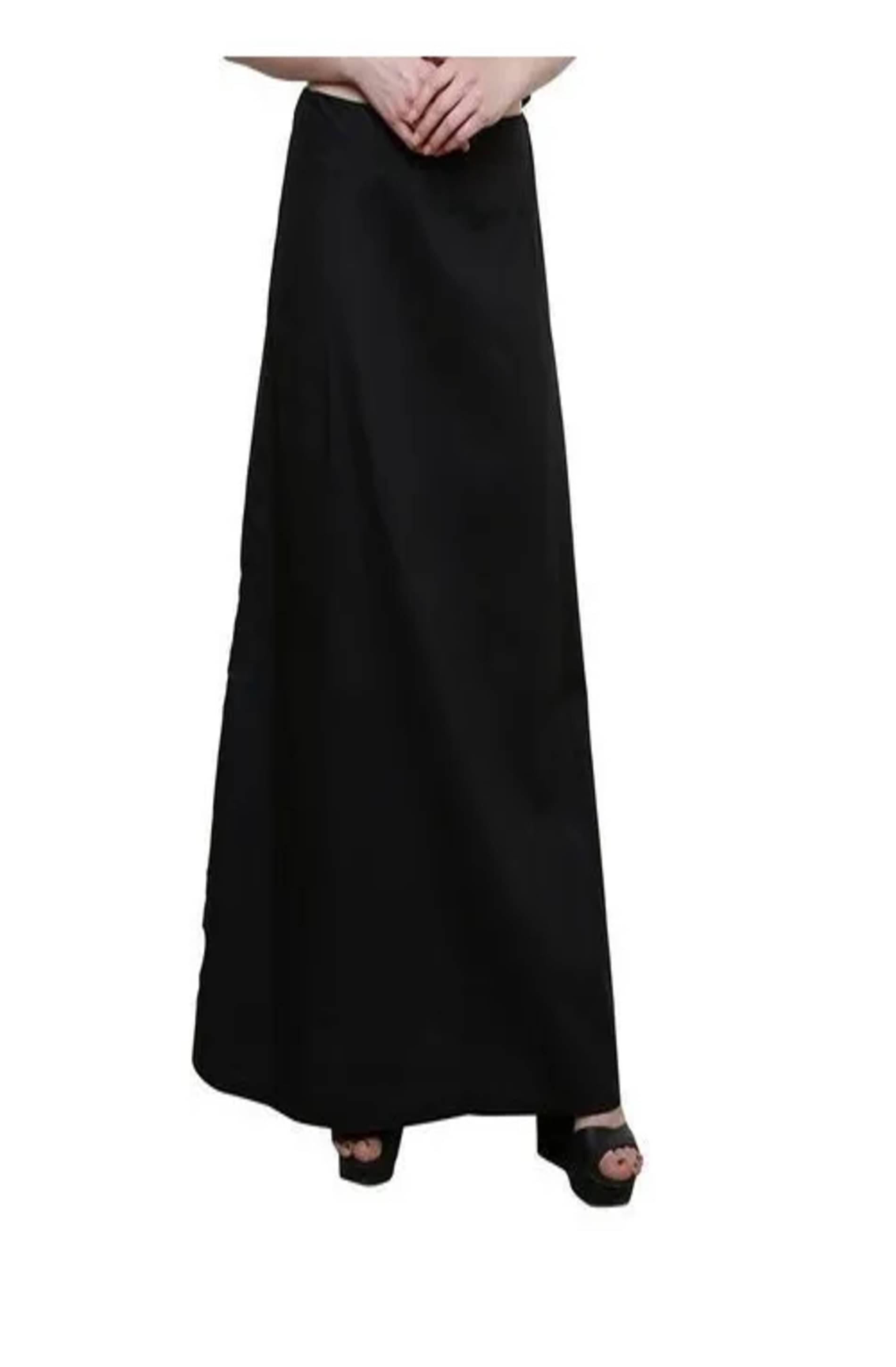     			D1 DIFFERENT ONE Black Cotton Petticoat - Single