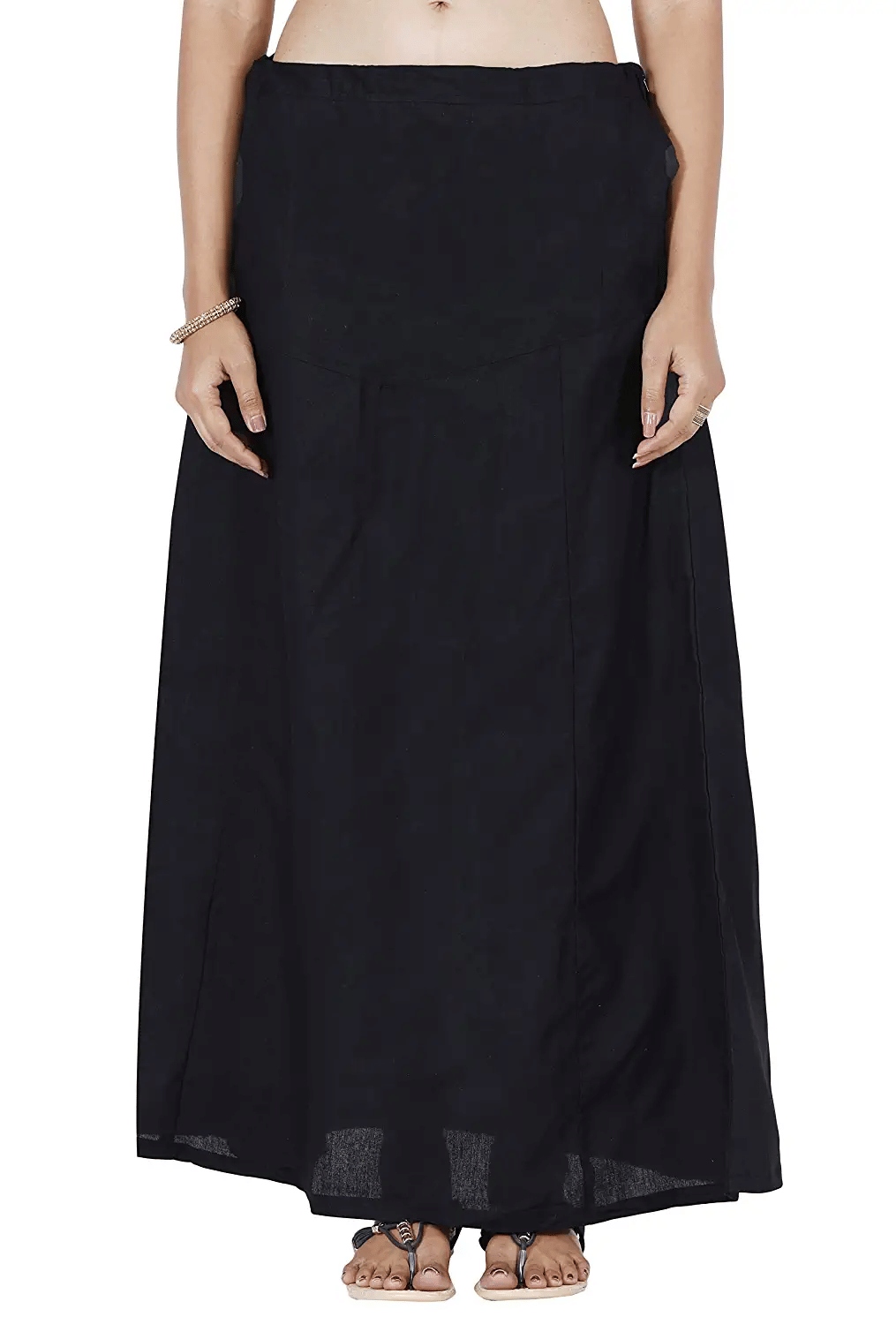 D1 DIFFERENT ONE Black Cotton Petticoat - Single D1 DIFFERENT ONE Black Cotton Petticoat - Single