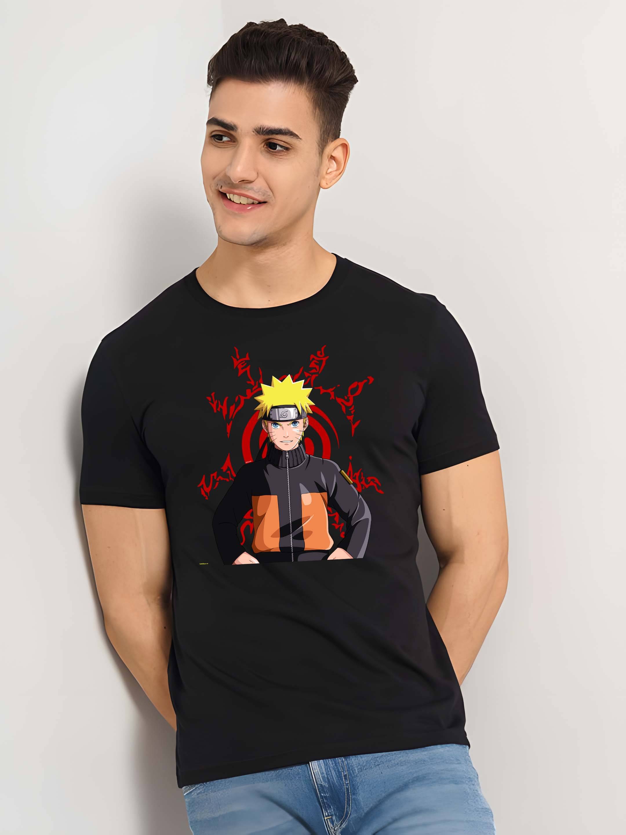 Kaido Cotton Regular Fit Self Design Half Sleeves Men's Round T-Shirt - Black ( Pack of 1 ) Kaido Cotton Regular Fit Self Design Half Sleeves Men's Round T-Shirt - Black ( Pack of 1 )