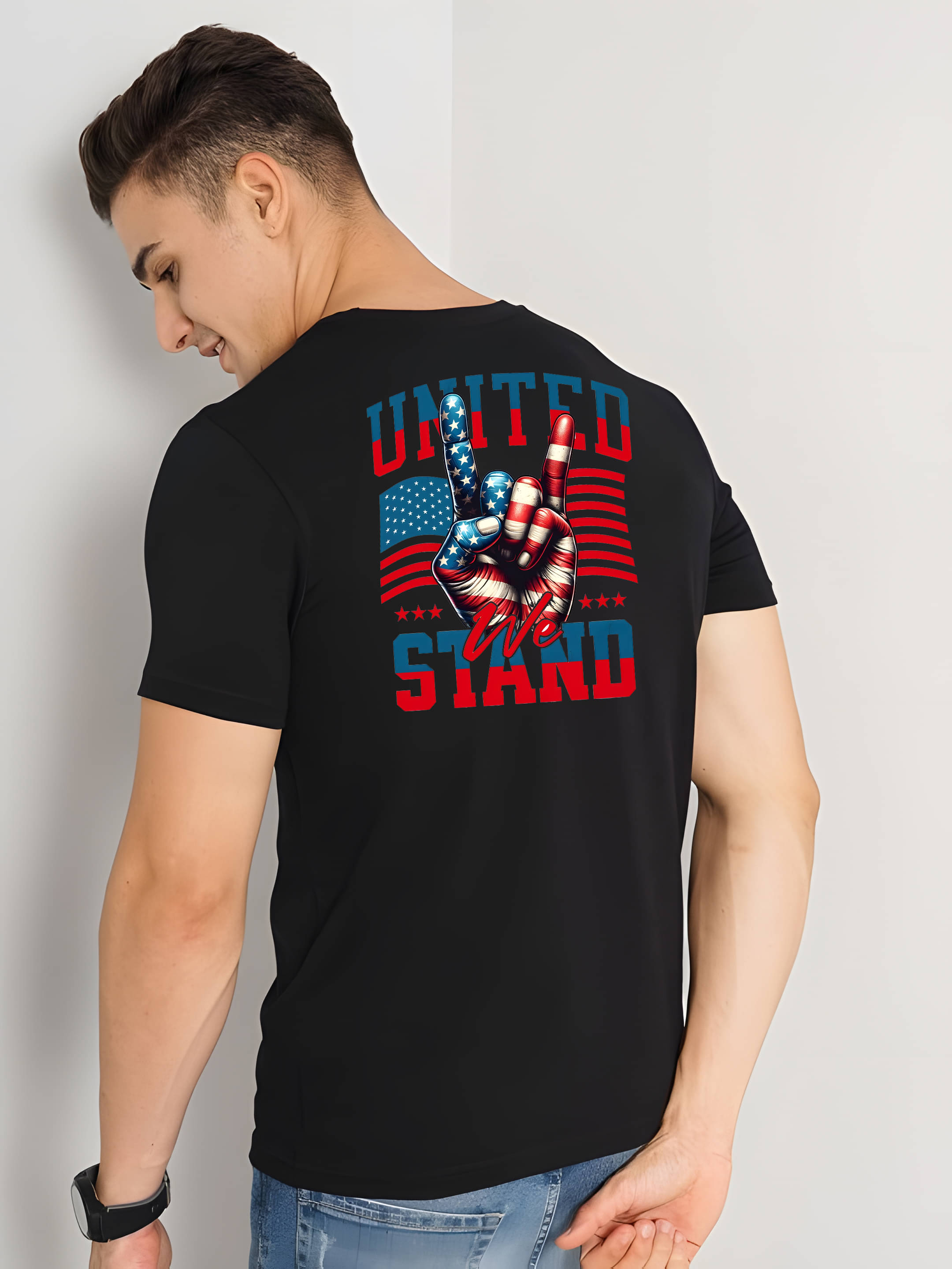     			Kaido Cotton Regular Fit Self Design Half Sleeves Men's Round T-Shirt - Black ( Pack of 1 )