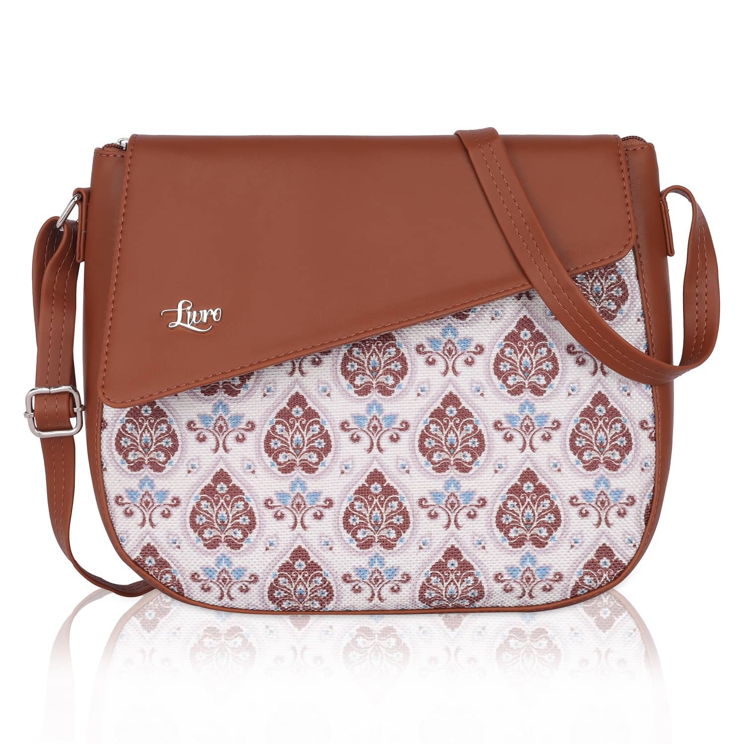 Livro Sling Bag Jute Set of 1 ( Khaki ) - Handbags | Buy online on ZillyBuy