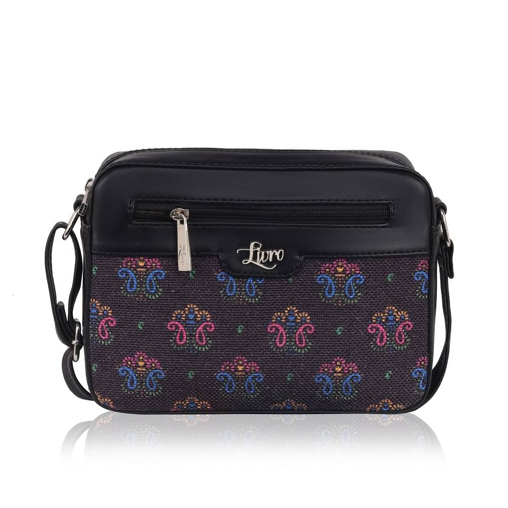     			Livro Sling Bag Jute Set of 1 ( Red )