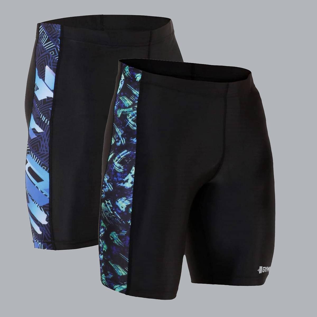     			NEVER LOSE Blue Polyester Men's Cycling Shorts ( Pack of 2 )