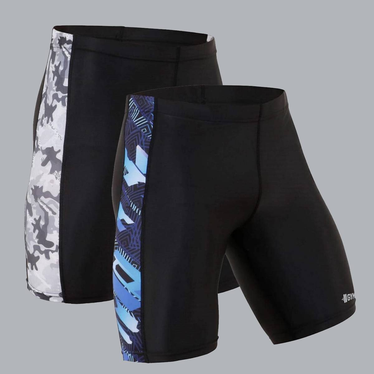 NEVER LOSE Grey Polyester Men's Cycling Shorts ( Pack of 2 )     			NEVER LOSE Grey Polyester Men's Cycling Shorts ( Pack of 2 )