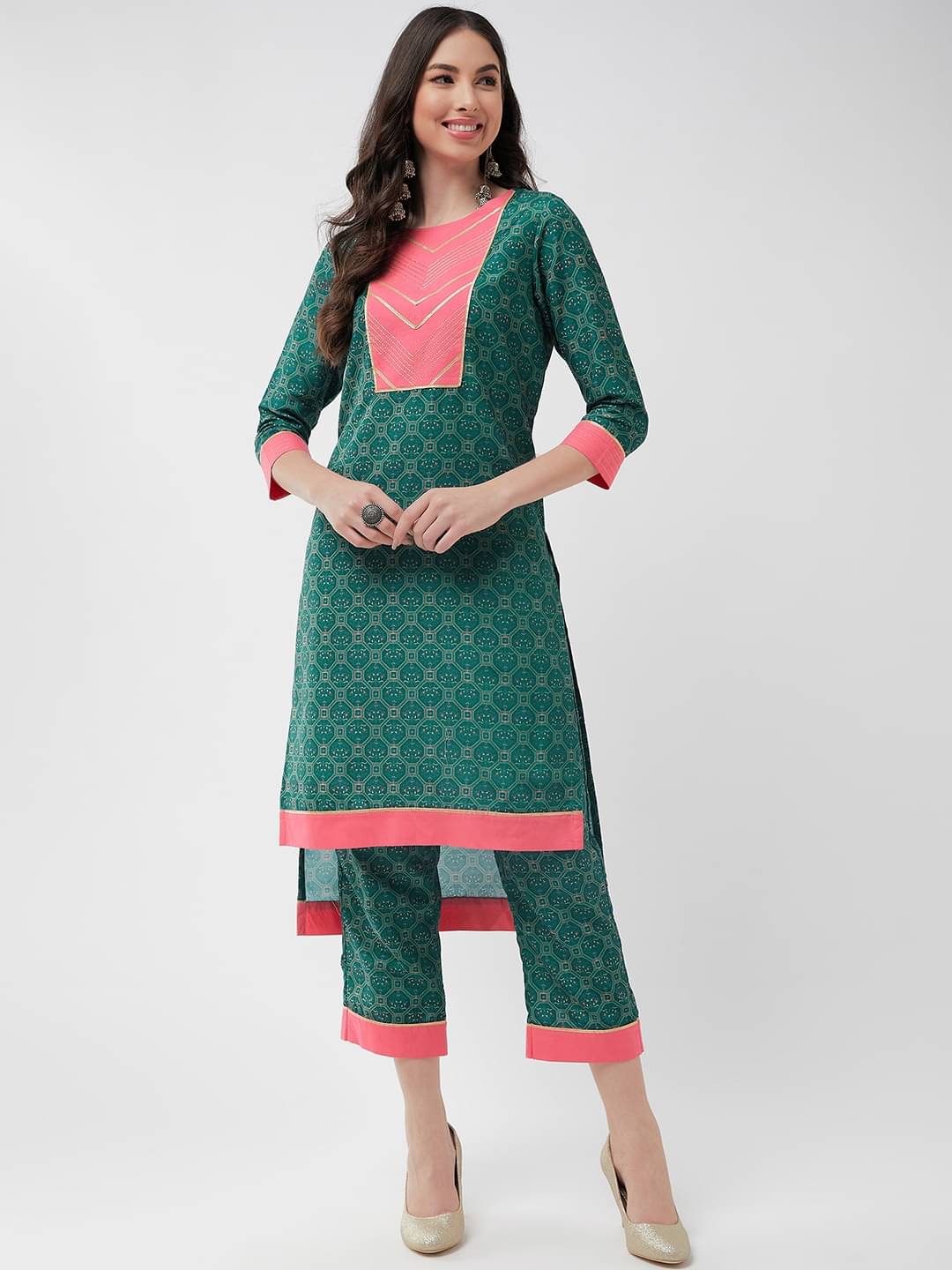 Pannkh Women Polyester Printed Asymmetric Dress ( Multi Color ) Pannkh Women Polyester Printed Asymmetric Dress ( Multi Color )