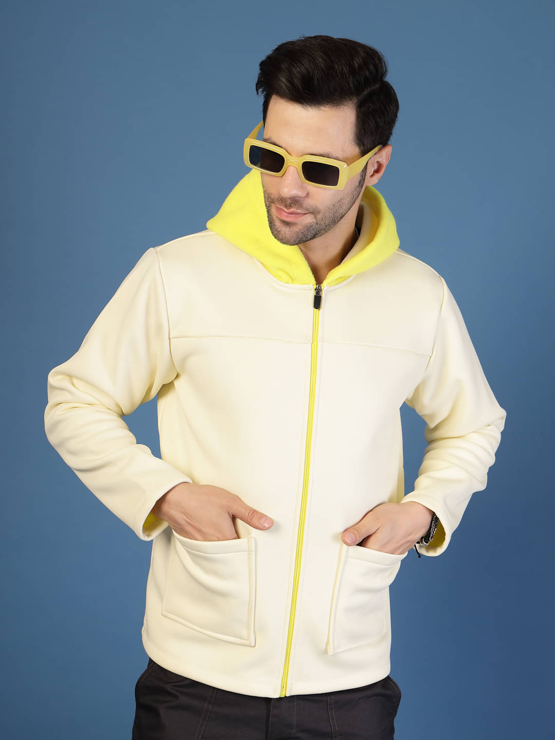     			Rigo Cotton Men's Casual Jacket - Off White ( Pack of 1 )