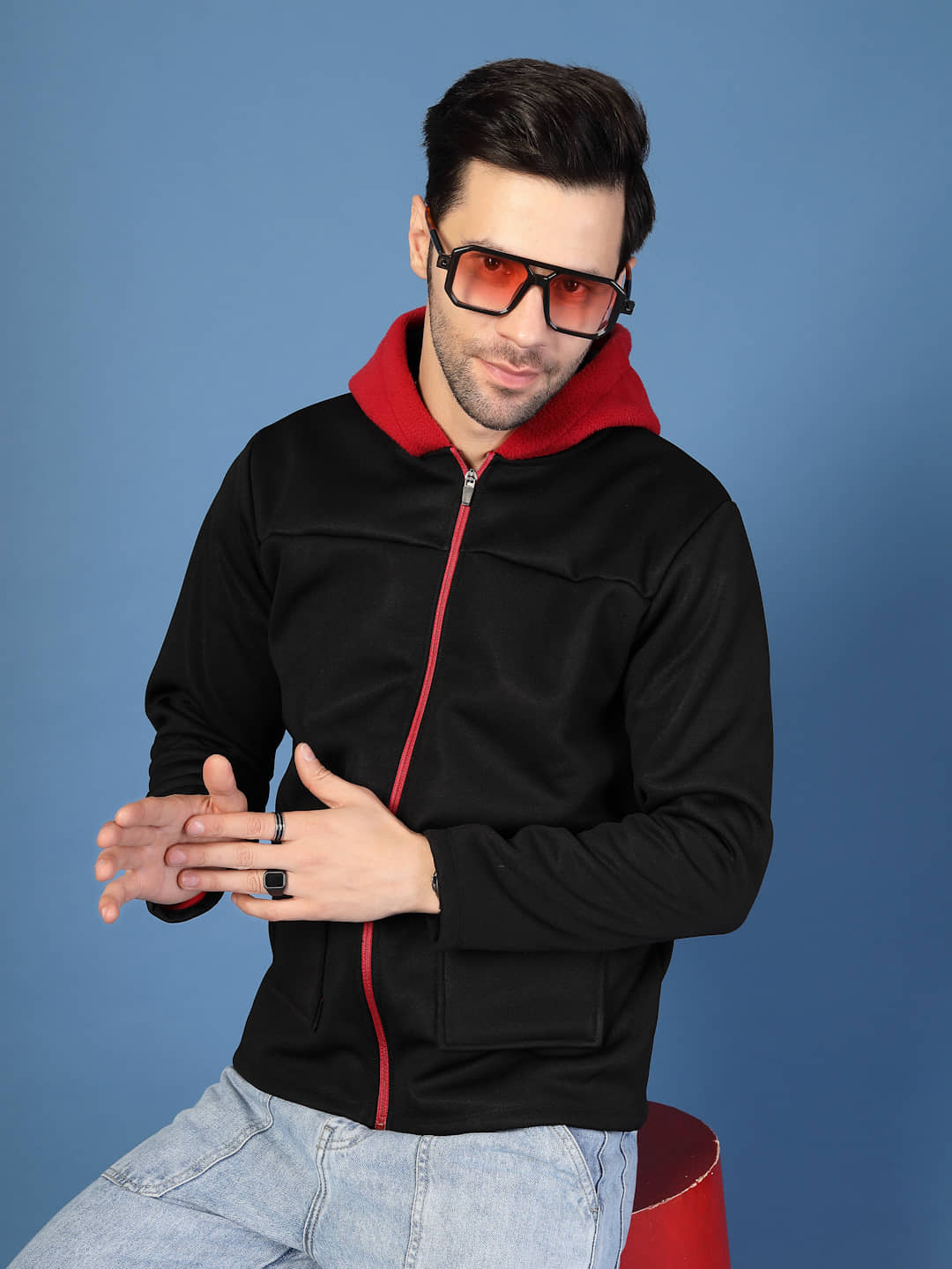 Rigo Cotton Men's Casual Jacket - Black ( Pack of 1 ) - Jackets & Coats | Buy online on ZillyBuy