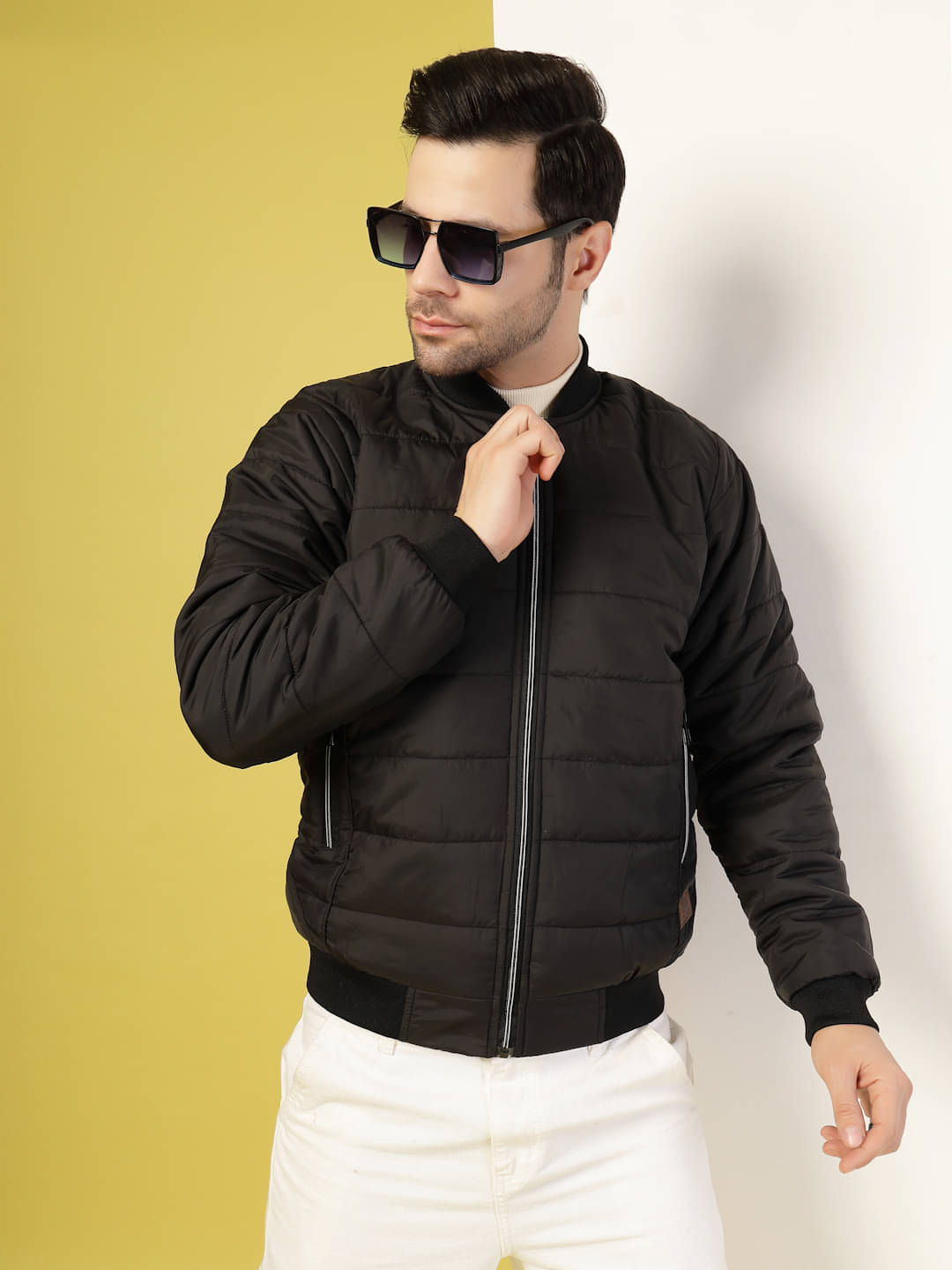 Rigo Polyester Men's Puffer Jacket - Black ( Pack of 1 ) Rigo Polyester Men's Puffer Jacket - Black ( Pack of 1 )