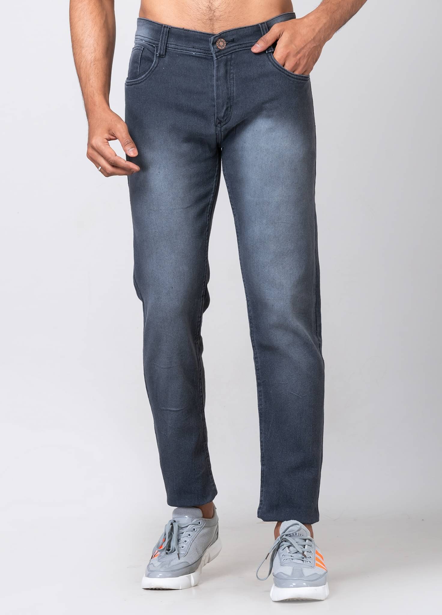     			Sindon Regular Fit Faded Men's Jeans - Black ( Pack of 1 )
