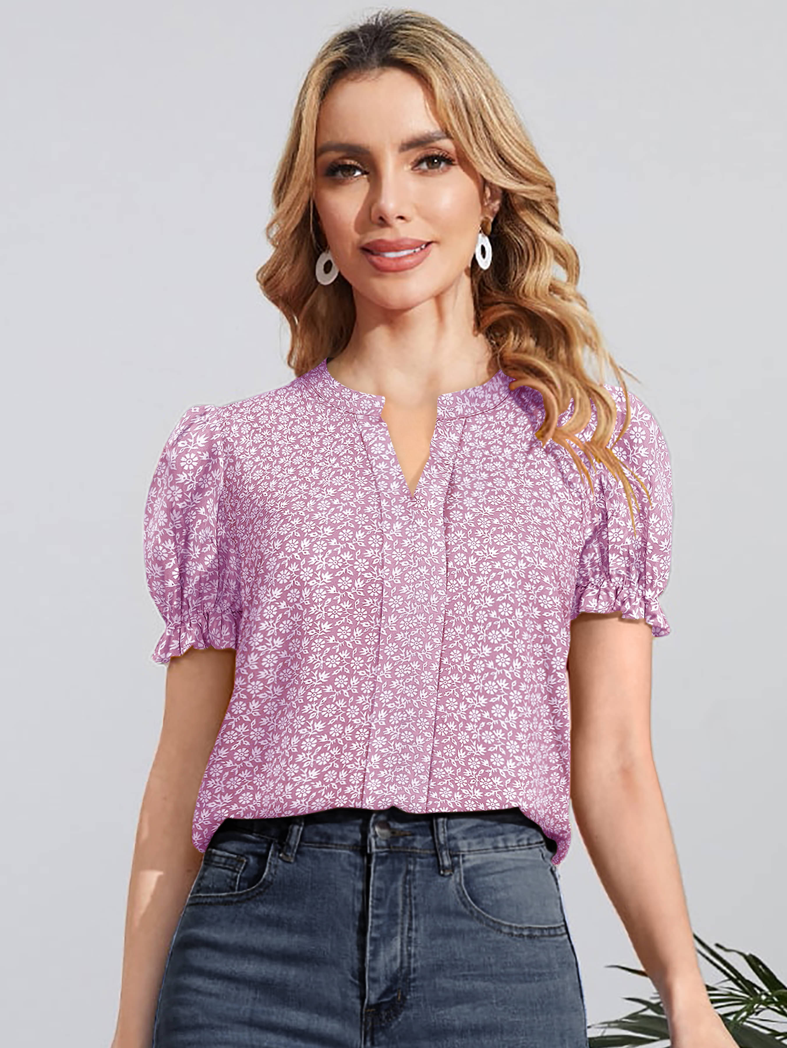 TOOCHKI Women's Rayon Regular Top ( Purple )     			TOOCHKI Women's Rayon Regular Top ( Purple )