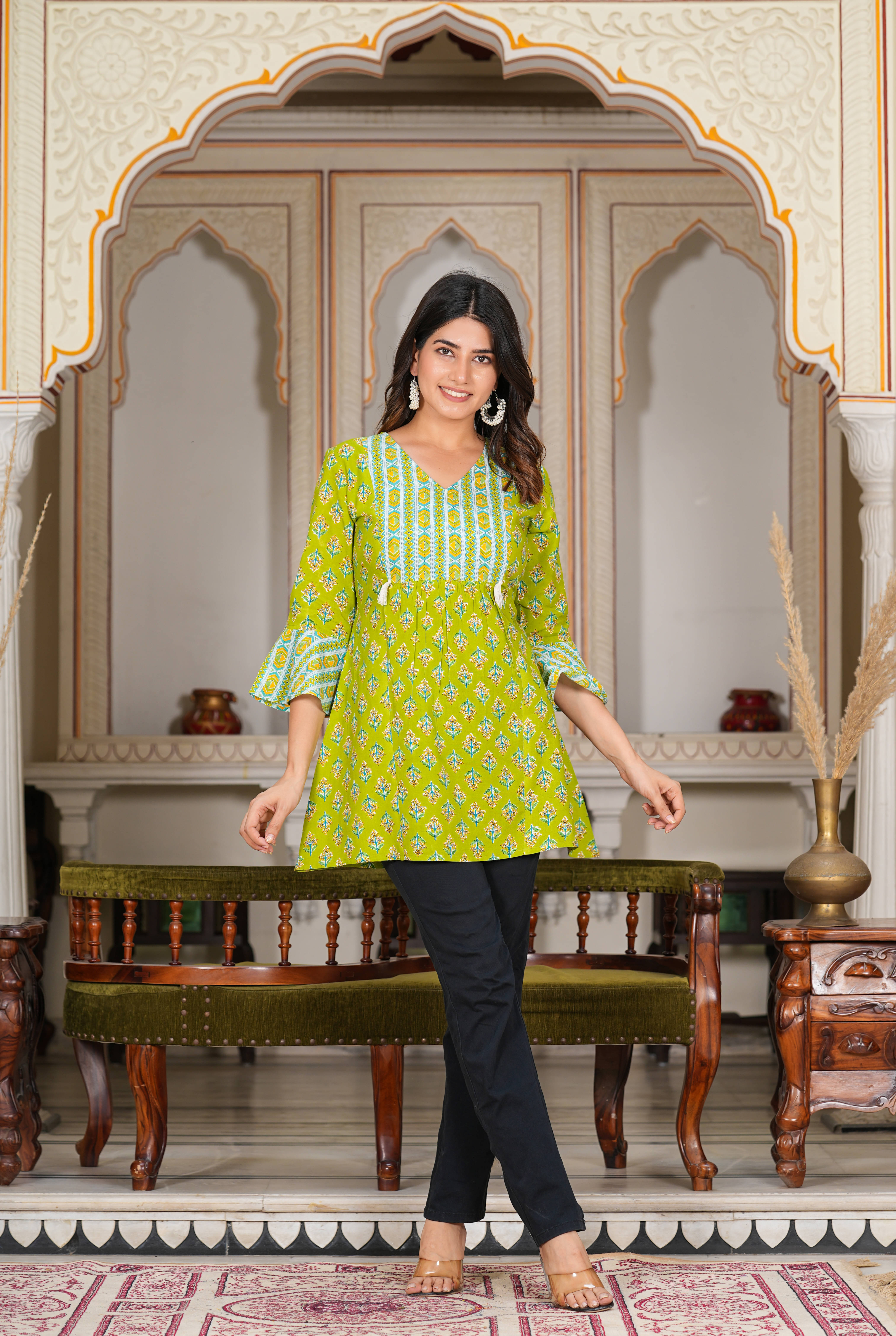 Rayon Short Kurti For Women (Pack of 1) Rayon Short Kurti For Women (Pack of 1)