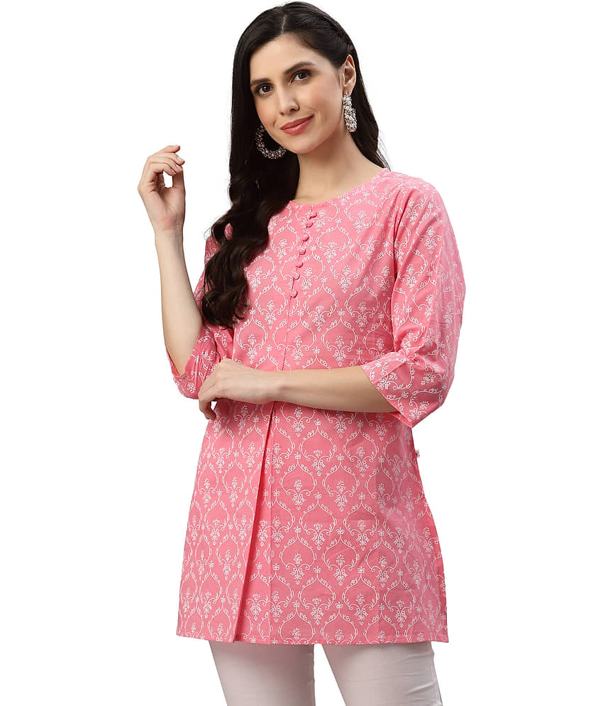 Cotton Short Kurti For Women (Pack of 1) - Kurtis, Tunics | Buy online on ZillyBuy