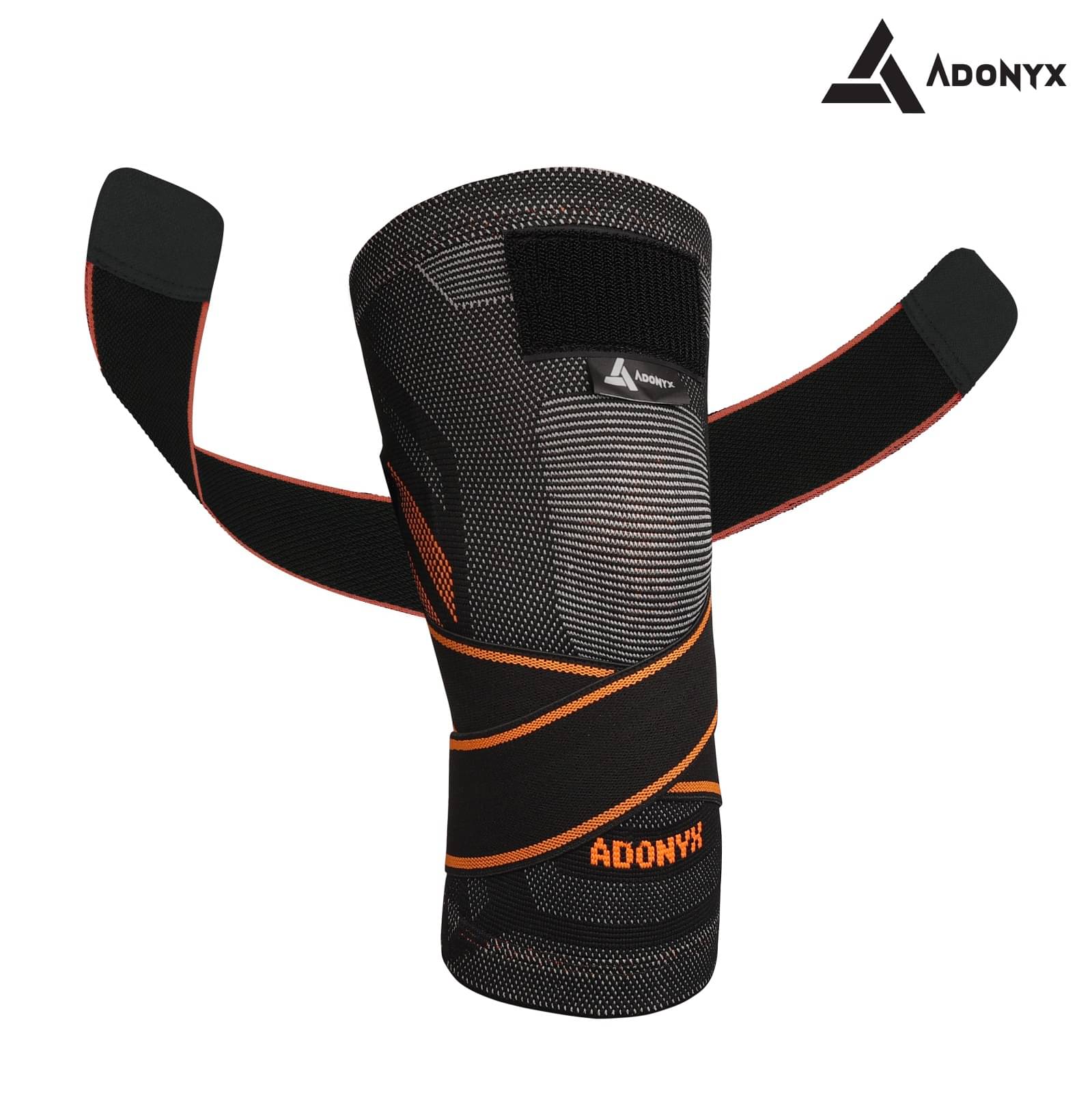     			ADONYX Red Knee Support ( Pack of 1 )