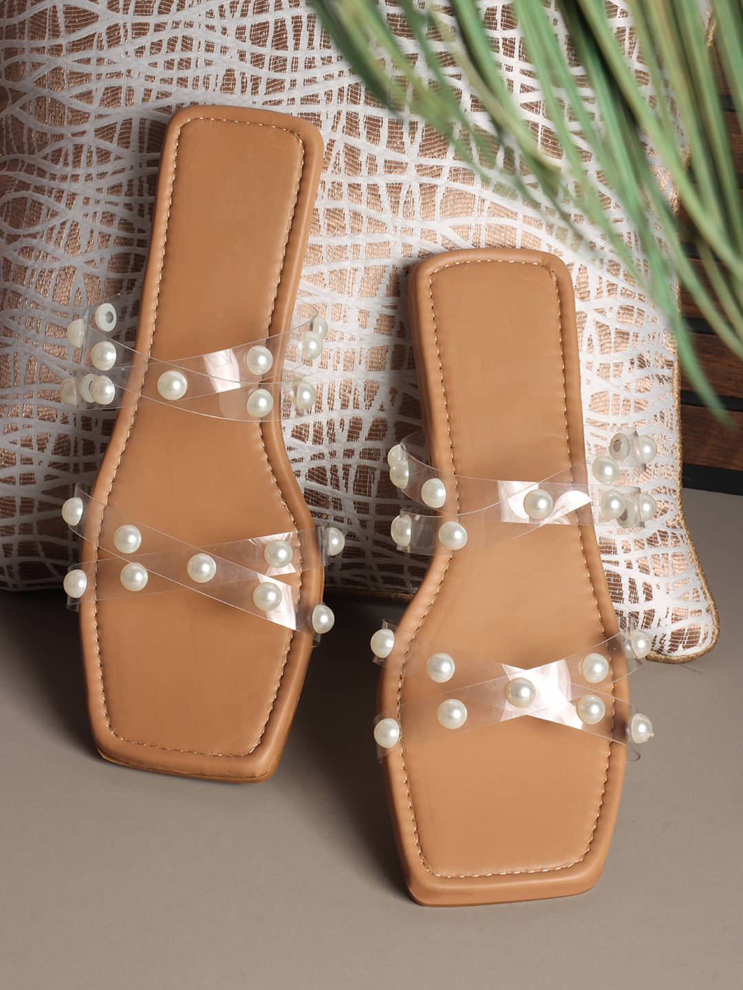     			Aroom Tan Women's Flats