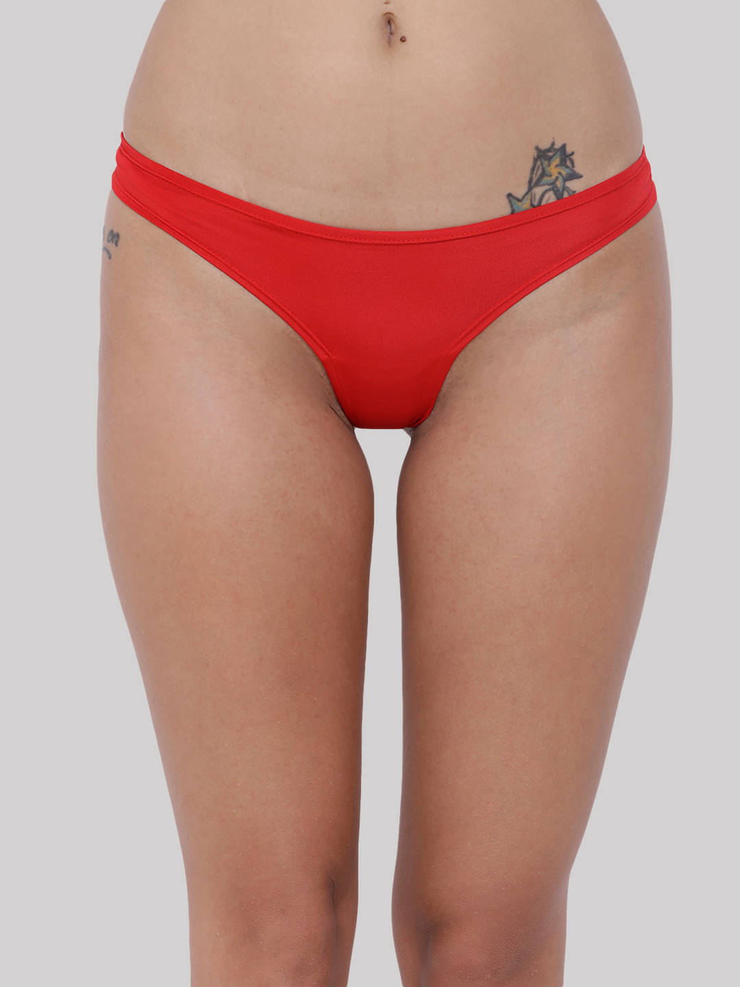 BASIICS By La Intimo Pack of 1 Polyester Bikini For Women ( Red ) BASIICS By La Intimo Pack of 1 Polyester Bikini For Women ( Red )