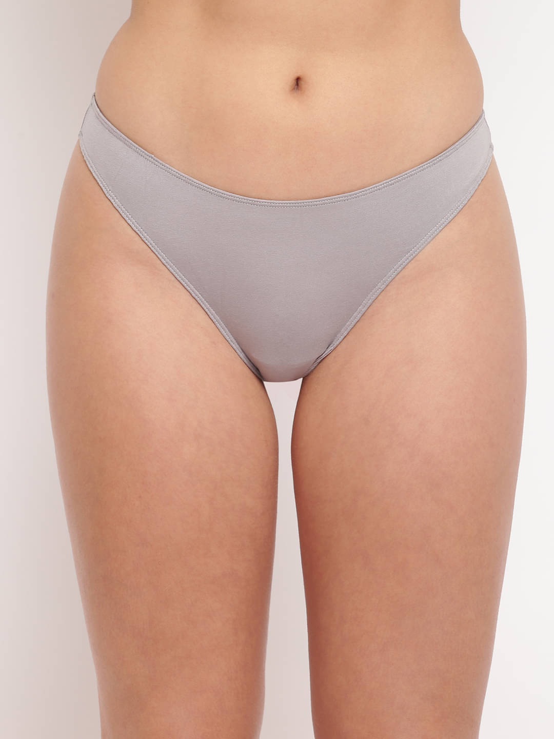 BASIICS By La Intimo Pack of 1 Cotton Bikini For Women ( Grey ) BASIICS By La Intimo Pack of 1 Cotton Bikini For Women ( Grey )