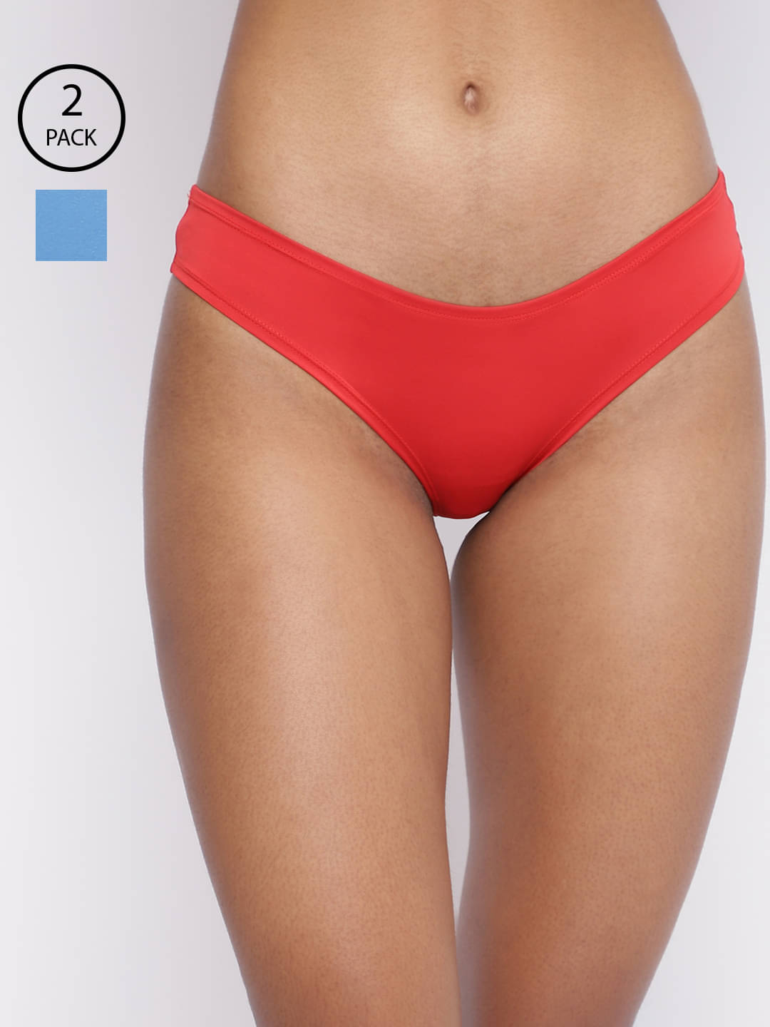 BASIICS By La Intimo Pack of 2 Polyester Briefs For Women ( Multi Color ) BASIICS By La Intimo Pack of 2 Polyester Briefs For Women ( Multi Color )