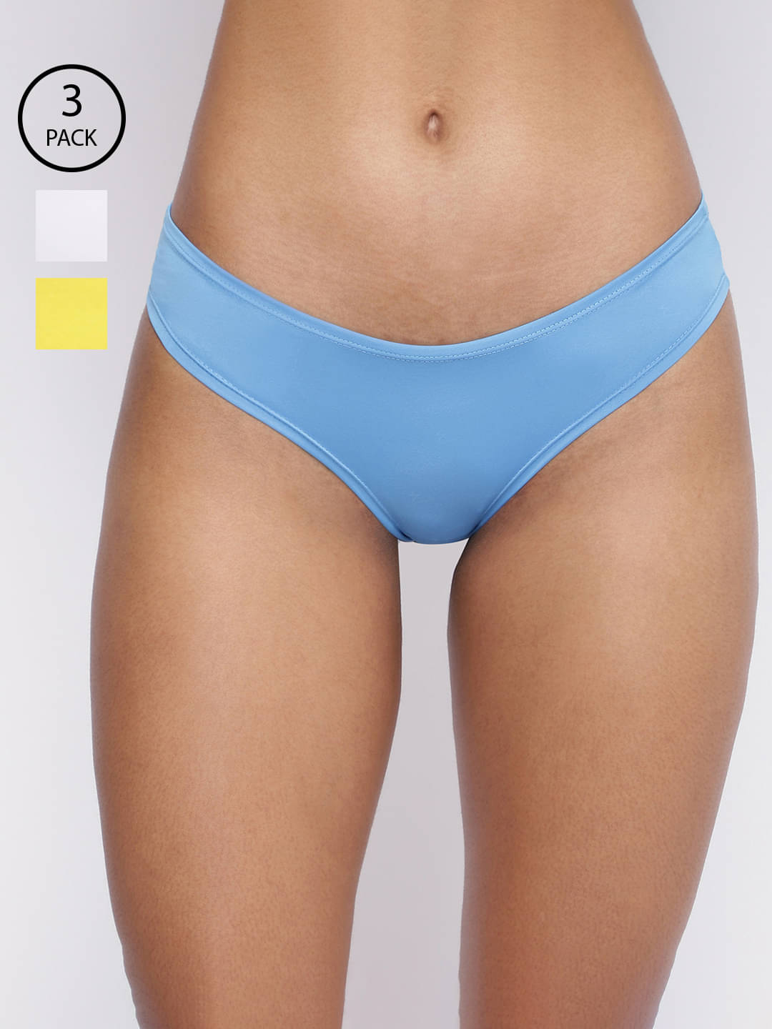     			BASIICS By La Intimo Pack of 3 Polyester Briefs For Women ( Multicolor1 )