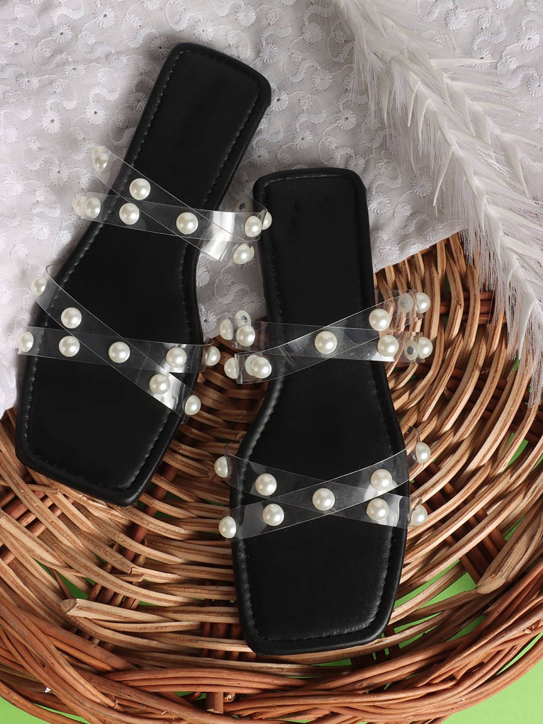     			Carrito Black Women's Flats