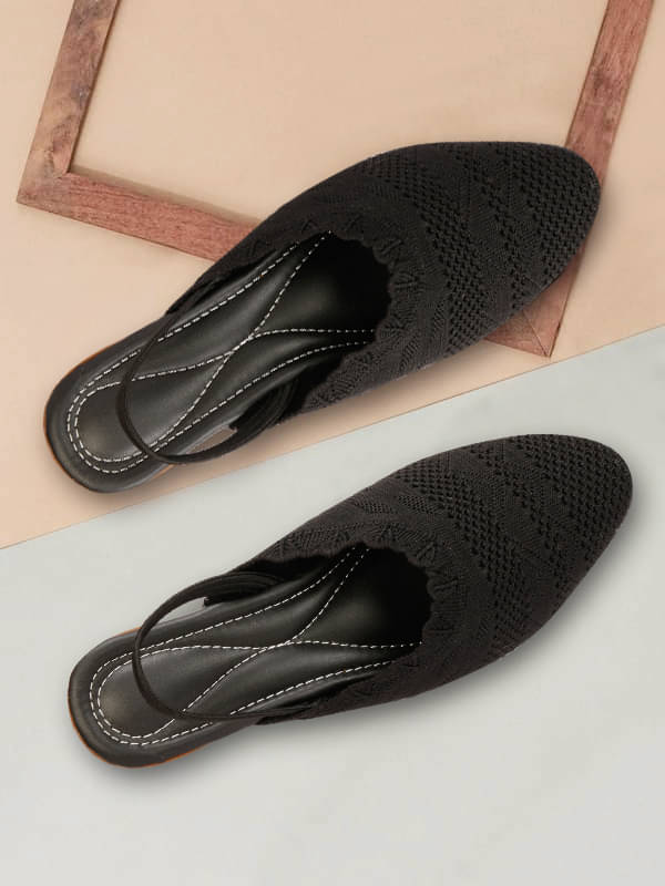     			Carrito Black Women's Flats