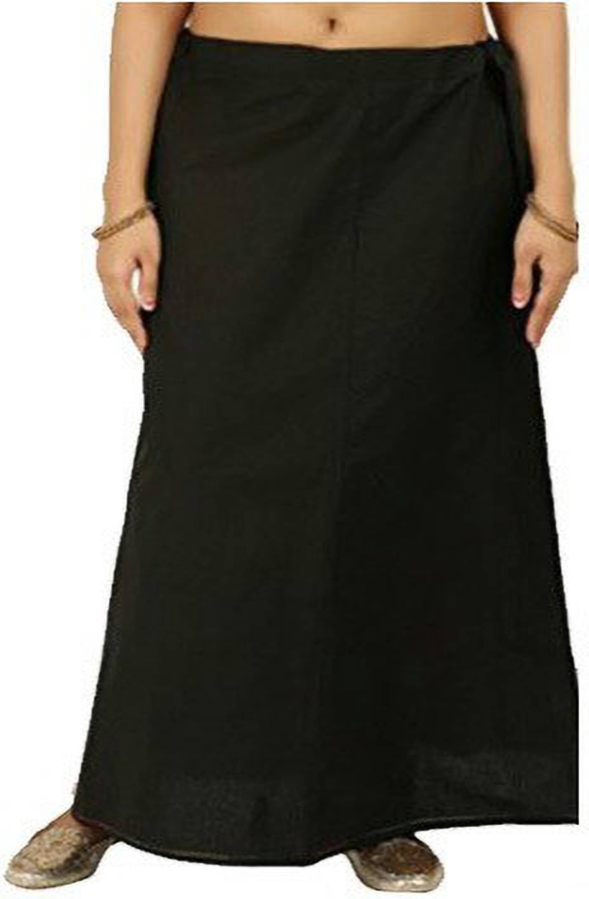     			D1 DIFFERENT ONE Black Cotton Petticoat - Single