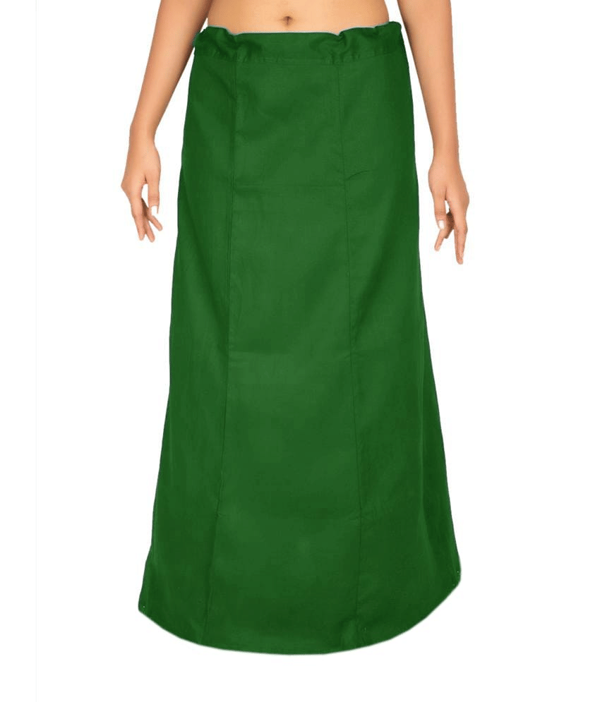     			D1 DIFFERENT ONE Green Cotton Petticoat - Single