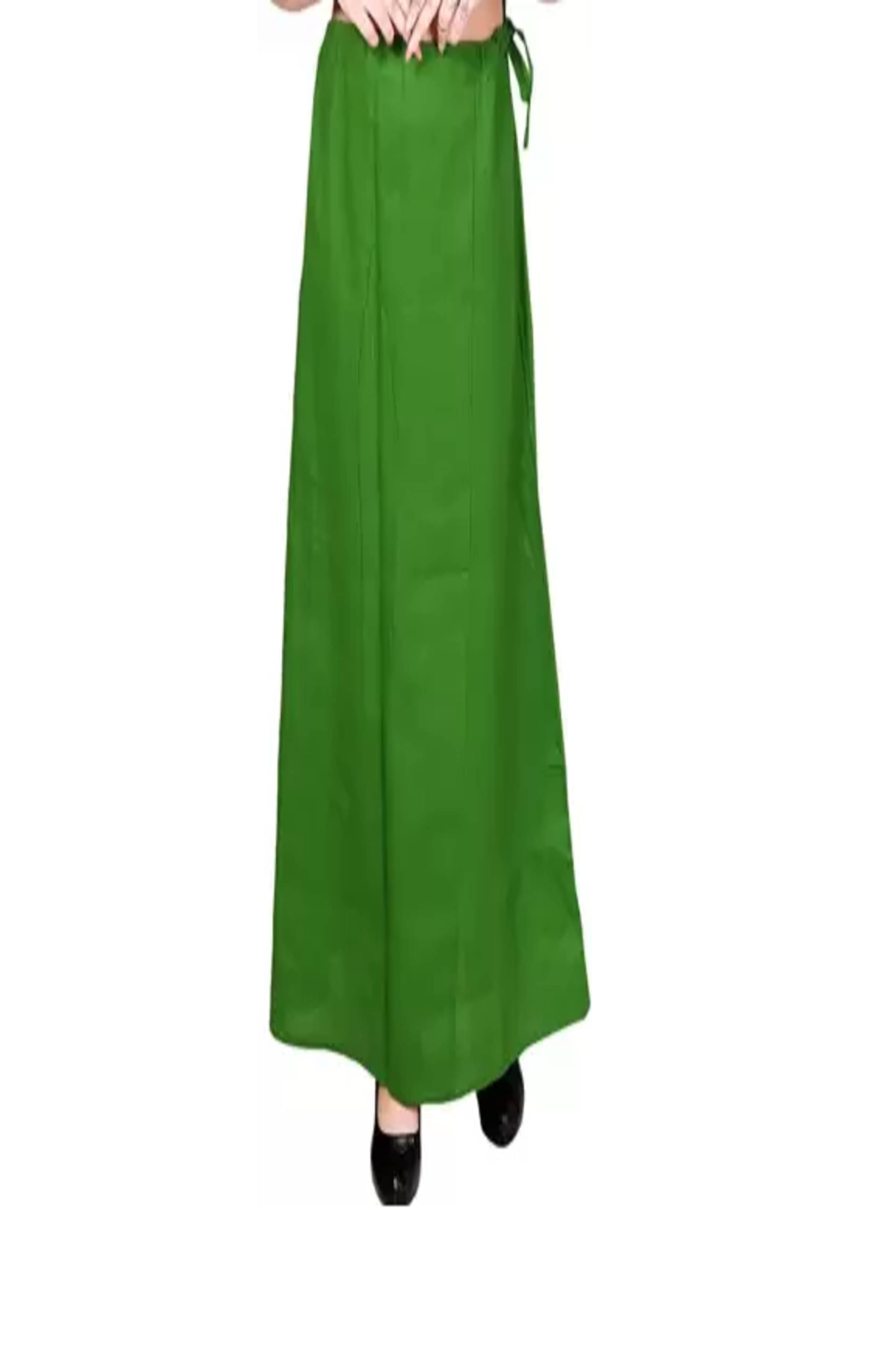     			D1 DIFFERENT ONE Green Cotton Petticoat - Single