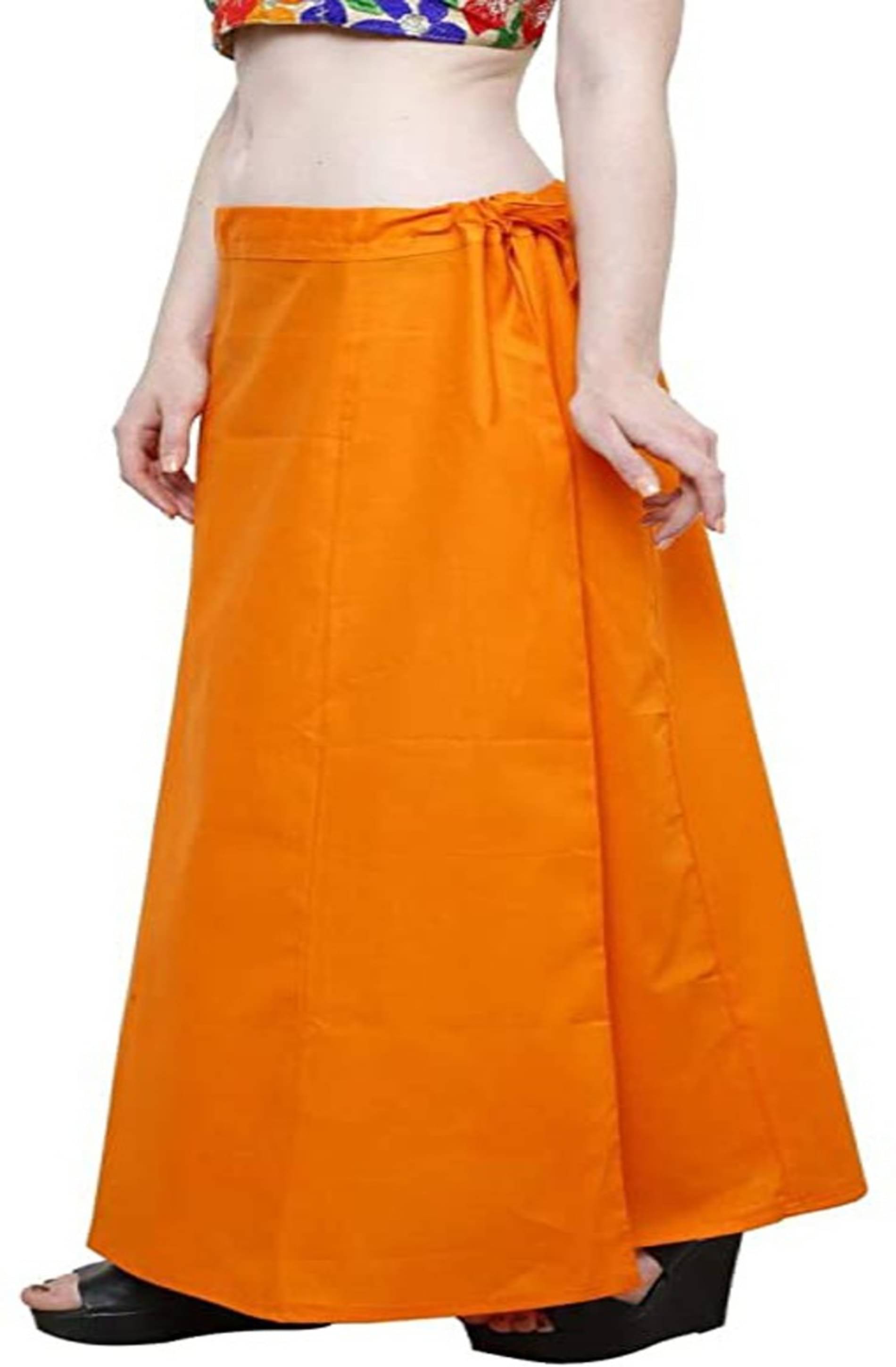 D1 DIFFERENT ONE Orange Cotton Petticoat - Single D1 DIFFERENT ONE Orange Cotton Petticoat - Single