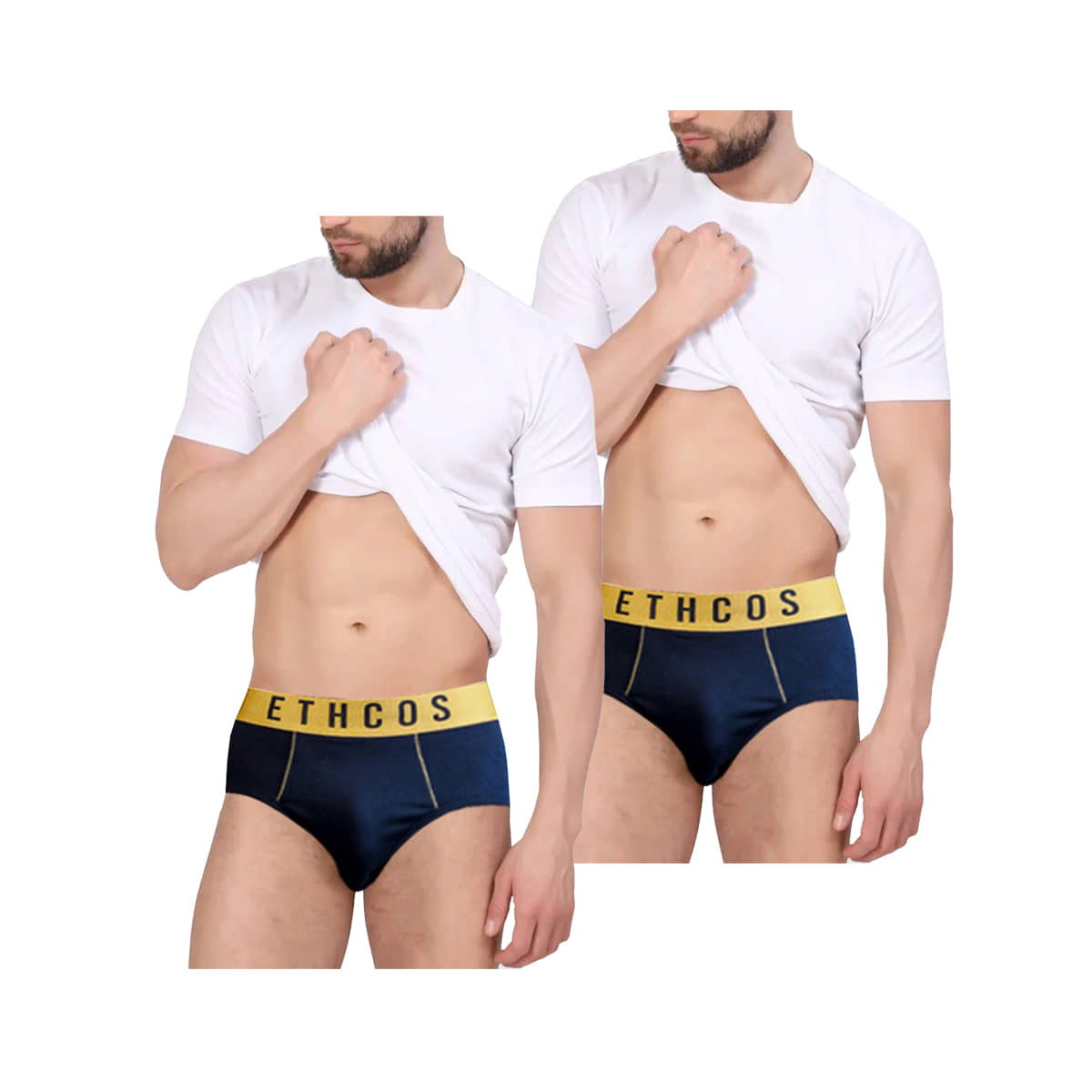ETHCOS Pack of 2 Modal Briefs For Men's ( Navy Blue )