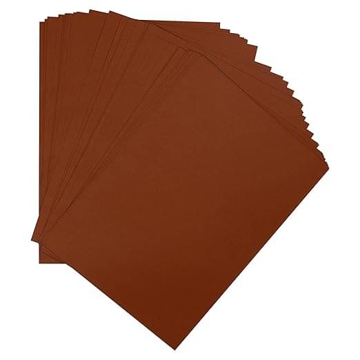     			Eclet A3 Color Paper 100 Sheets (BROWN) Premium Colour 180 GSM Pack for Copy Printing, DIY Art & Craft, Projects, Decoration, Other Office Printing. A3 Pack of 100 Sheet