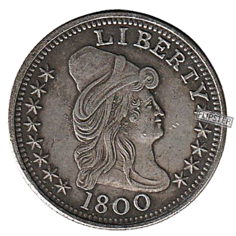     			**Extremely Rare** 1 Dollar 1800, USA old Top Condition America Coin Collection