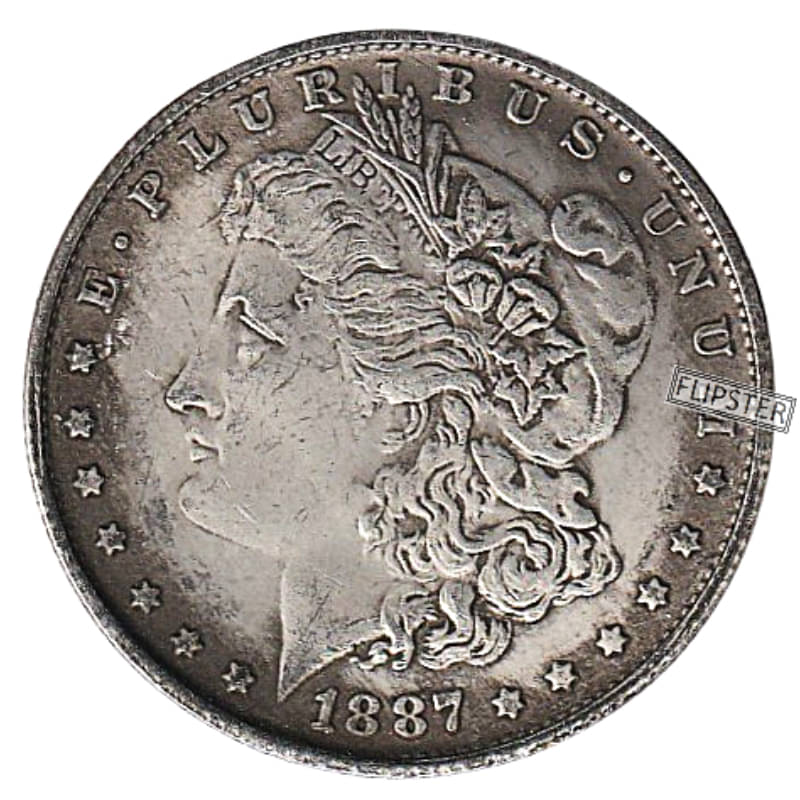     			**Extremely Rare** 1 Dollar 1887, USA old Eagle - Top Condition America Coin Collection