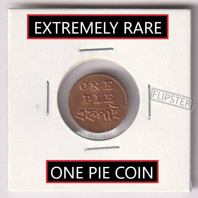     			**Extremely Rare** 1 Pie 1831-1835, Bengal Presidency old India Copper Coin Collection