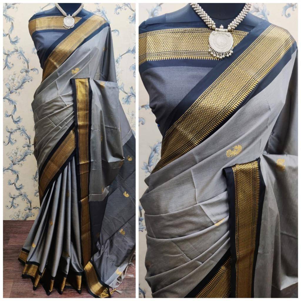     			FAB SILK Cotton Silk Woven Saree With Unstitched Blouse Piece ( Multicolor4 )
