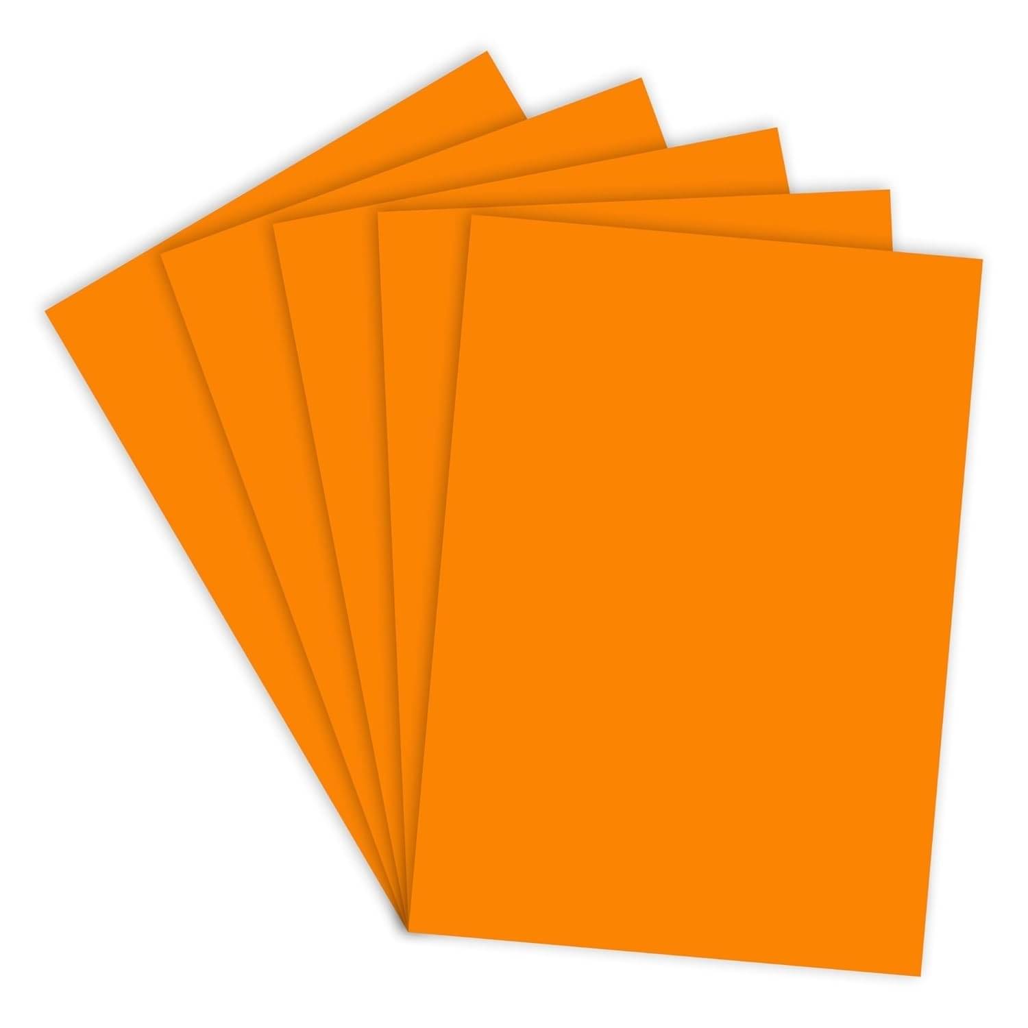     			FREEDY  Color Paper 80 Sheets (Orange) Premium Colour 180 GSM Pack for Copy Printing, DIY Art & Craft, Projects, Decoration, Other Office Printing.