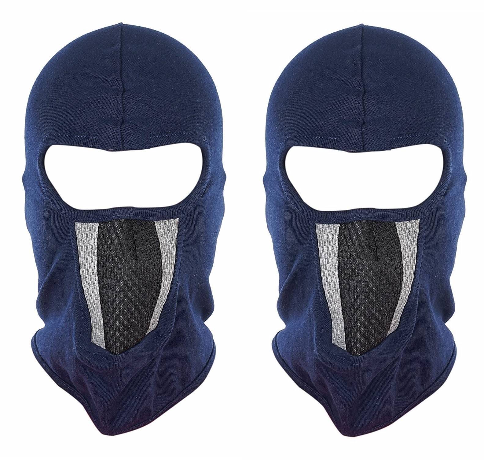     			H International Blue Bike Face Mask Riding Mask for Men & Women