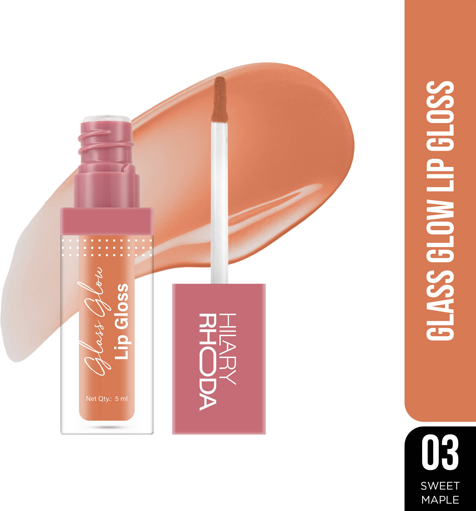     			Hilary Rhoda Brown Lip Gloss 5 ml