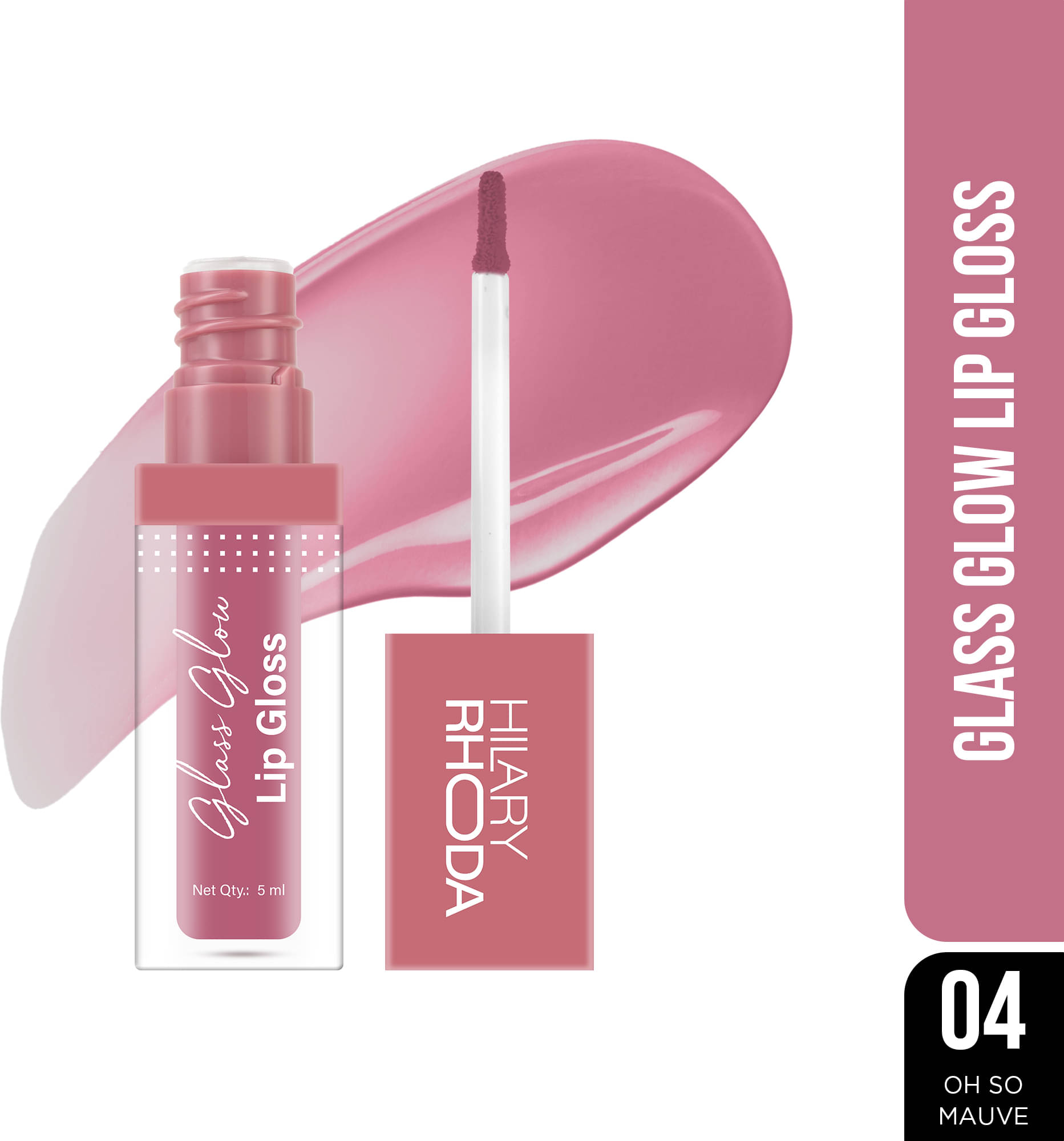     			Hilary Rhoda Mauve Lip Gloss 5 ml