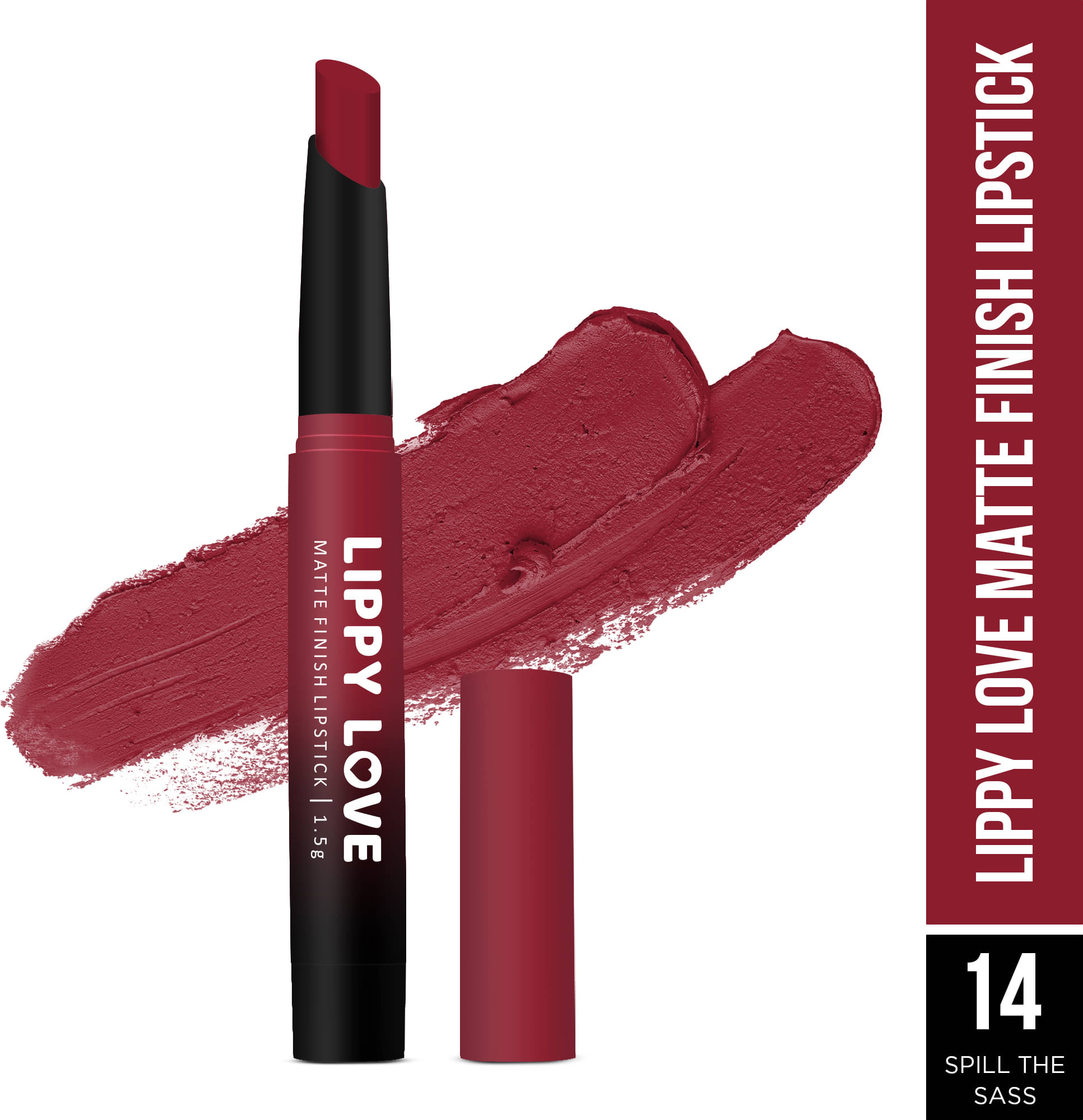     			Hilary Rhoda Pink Matte Lipstick 1.5g