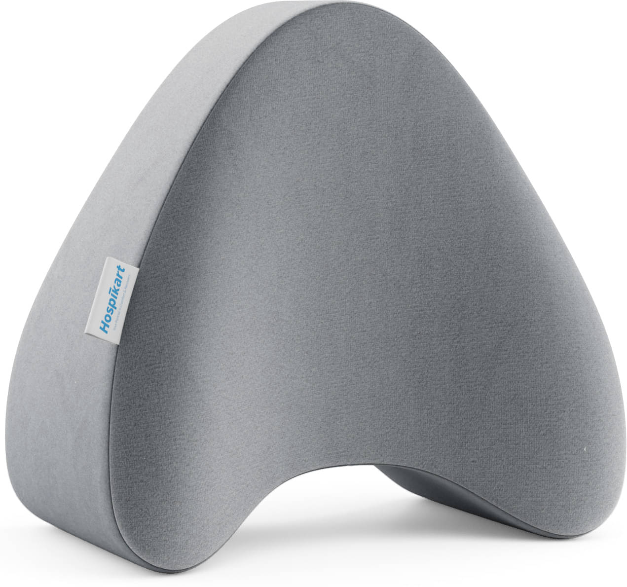 HOSPIKART Orthopedic Knock Knee Pillow for Side Sleepers Relief for Sciatica, Hip Pain , Knee Support (Grey)     			HOSPIKART Orthopedic Knock Knee Pillow for Side Sleepers Relief for Sciatica, Hip Pain , Knee Support (Grey)